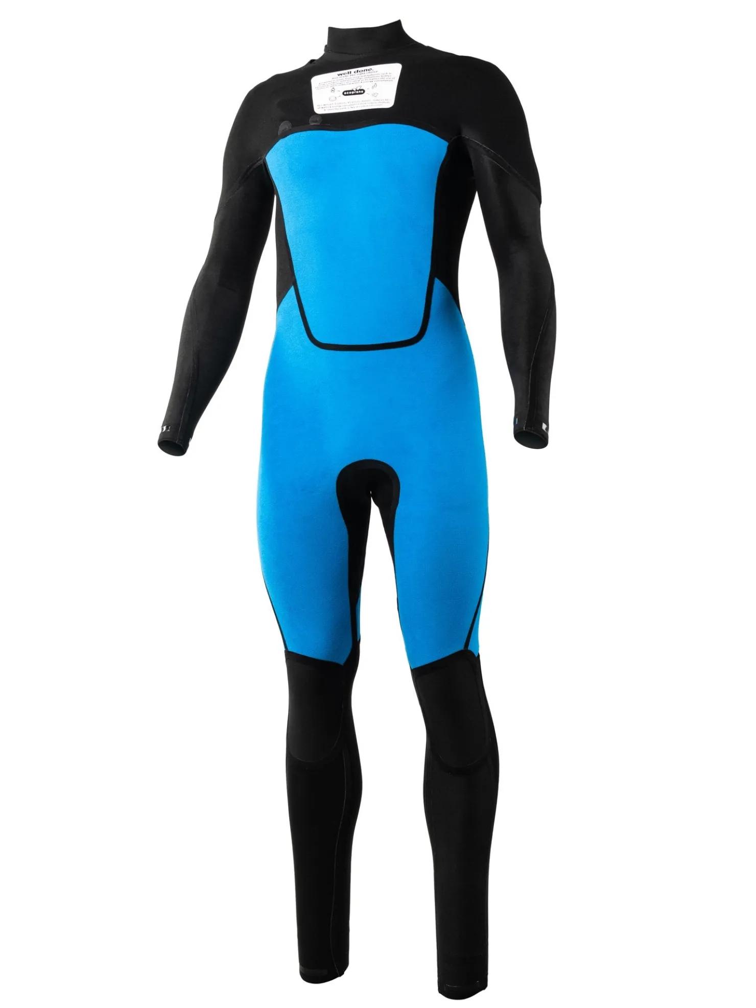 Rusty A Series Ecoprene 3/2 Chest Zip Long Sleeve Steamer Wetsuit Youth