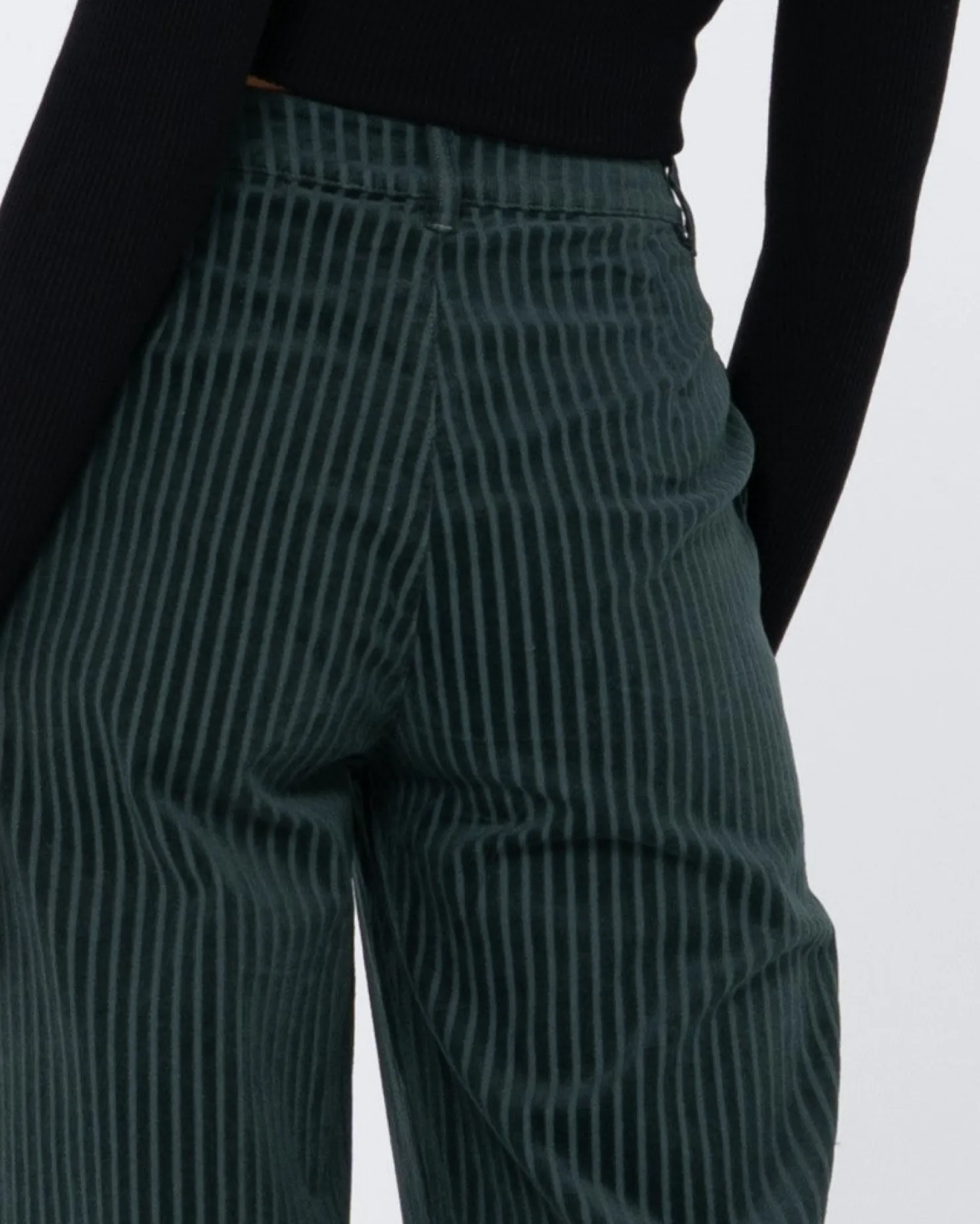 Womens Rusty Amanda High Waisted Wide Leg Cord Pant