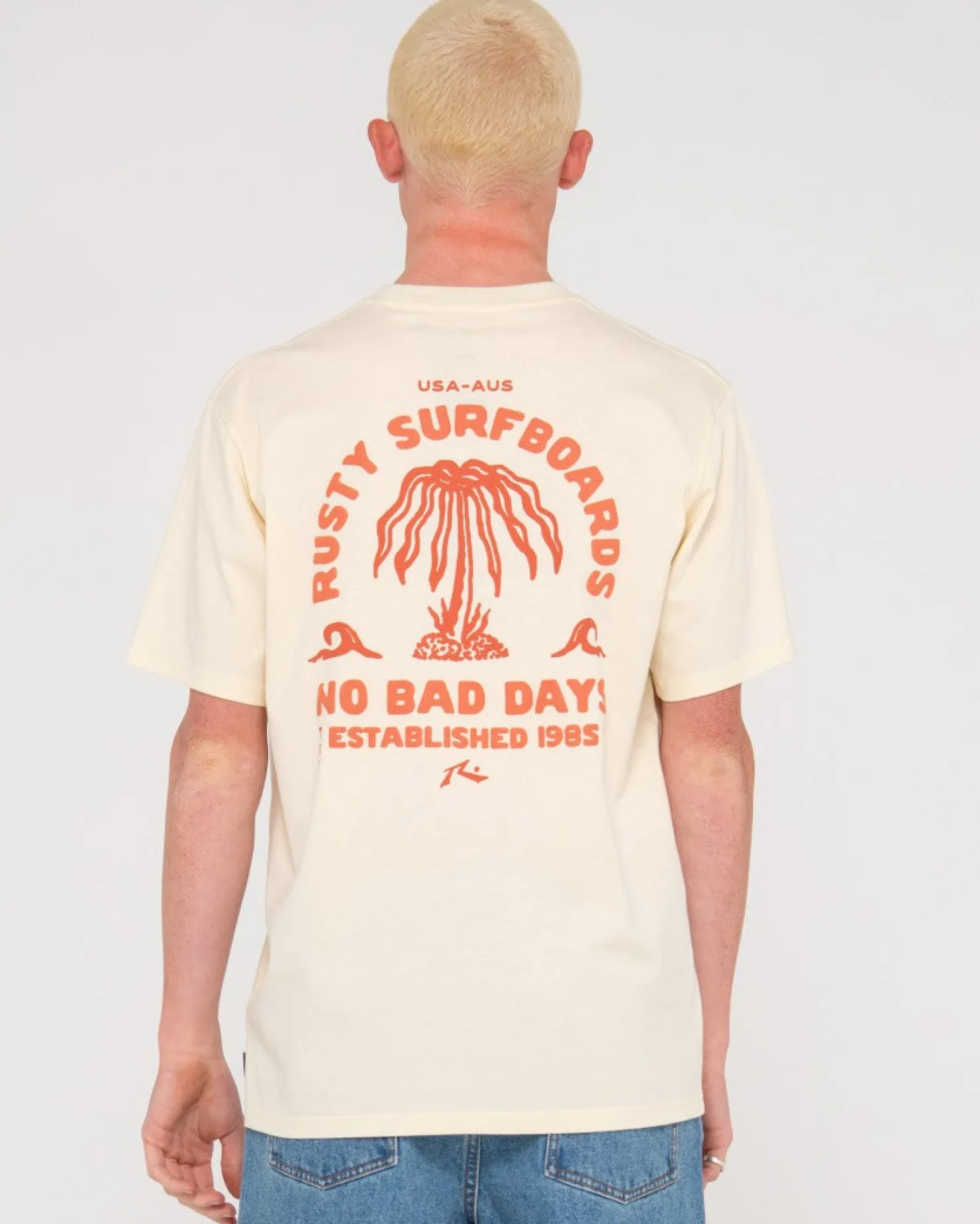 Mens Rusty Apparition Island Short Sleeve Graphic Tee