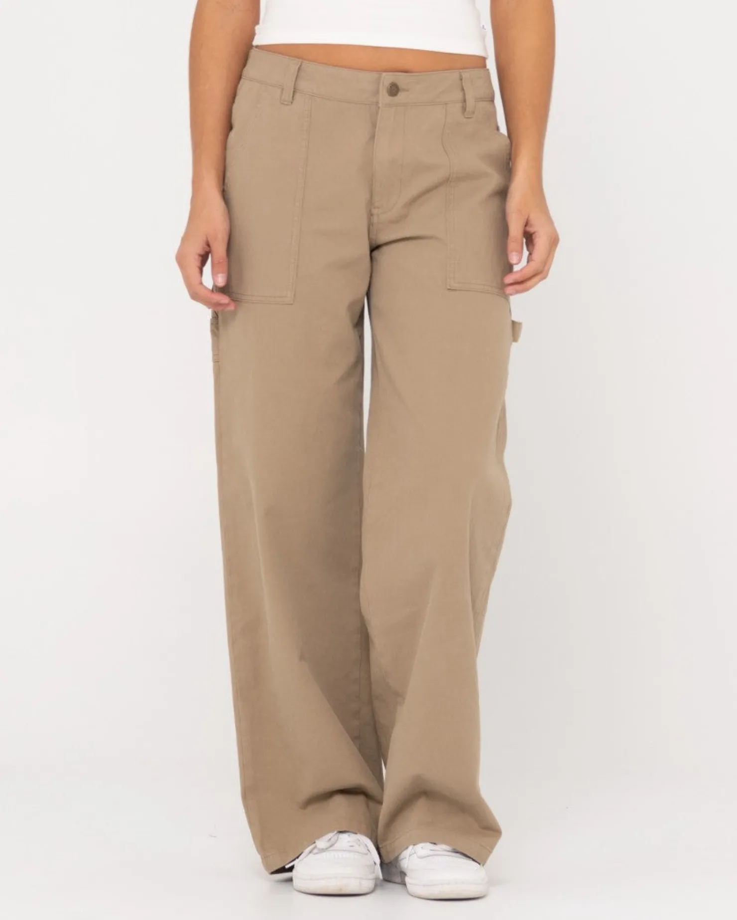 Womens Rusty Billie Low Rise Carpenter Pant