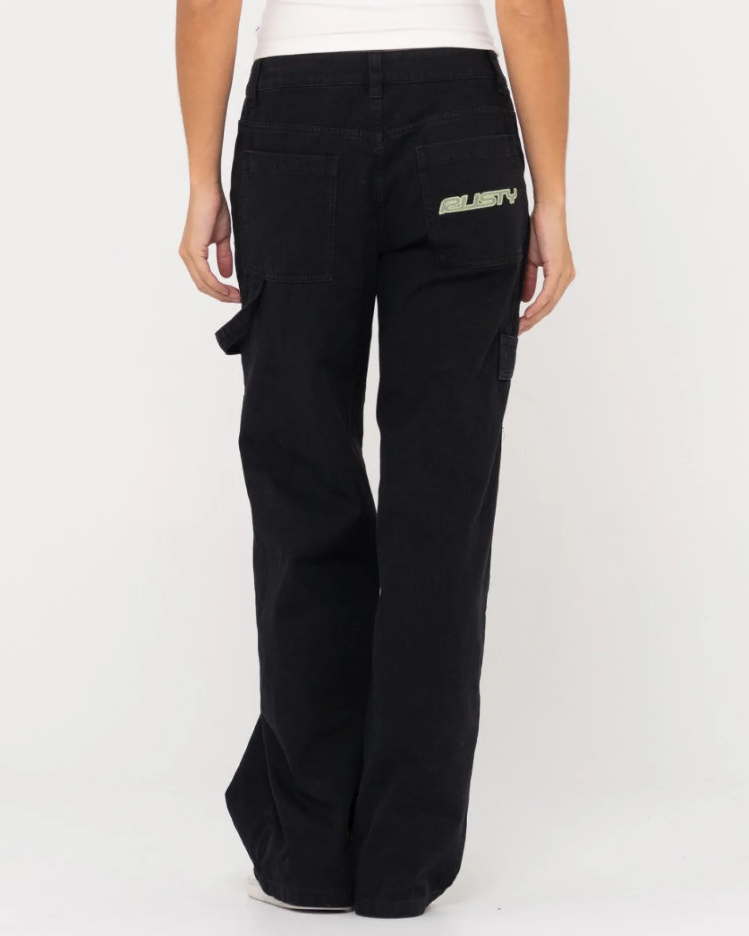 Womens Rusty Billie Low Rise Carpenter Pant