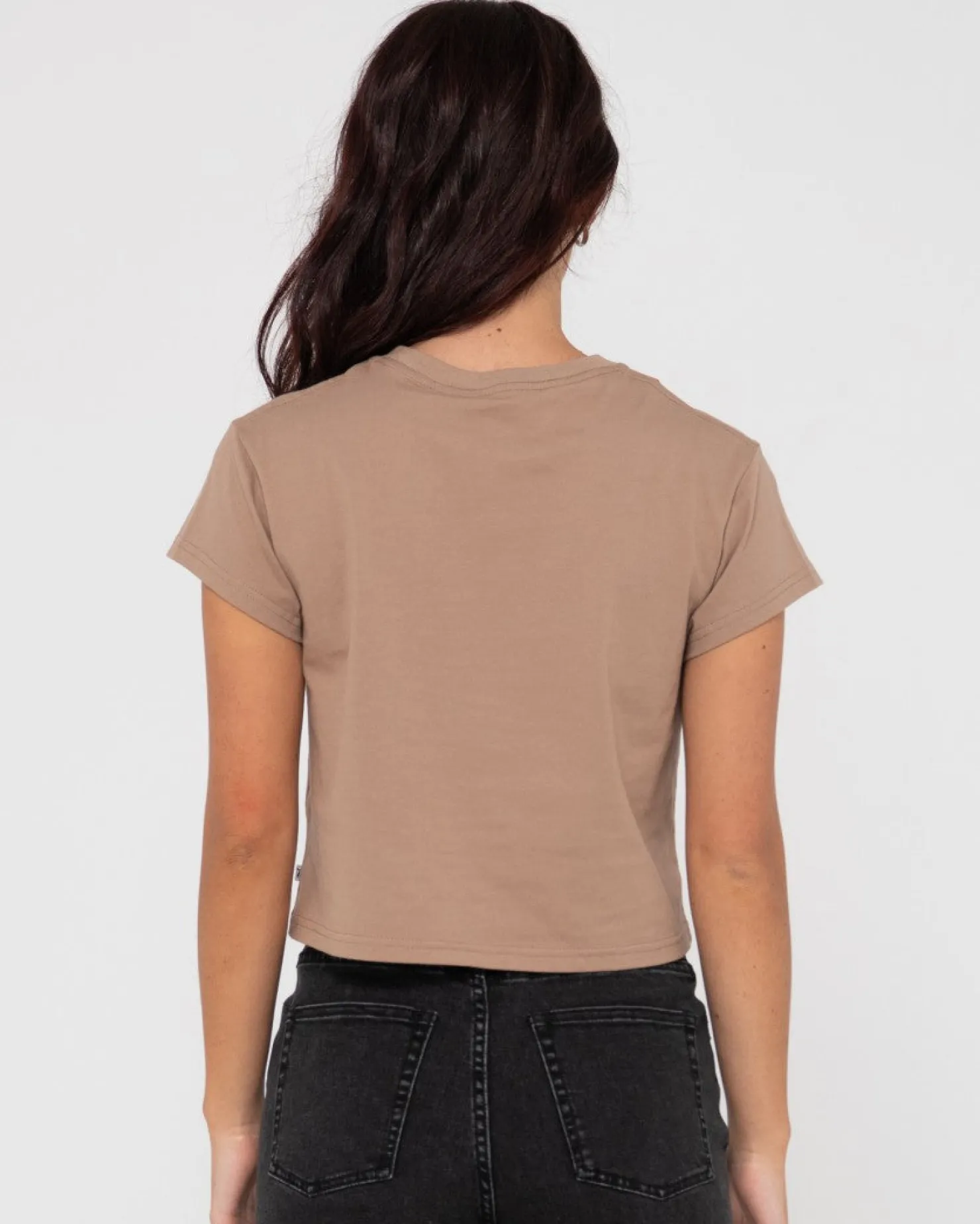 Womens Rusty Blanks Baby Tee