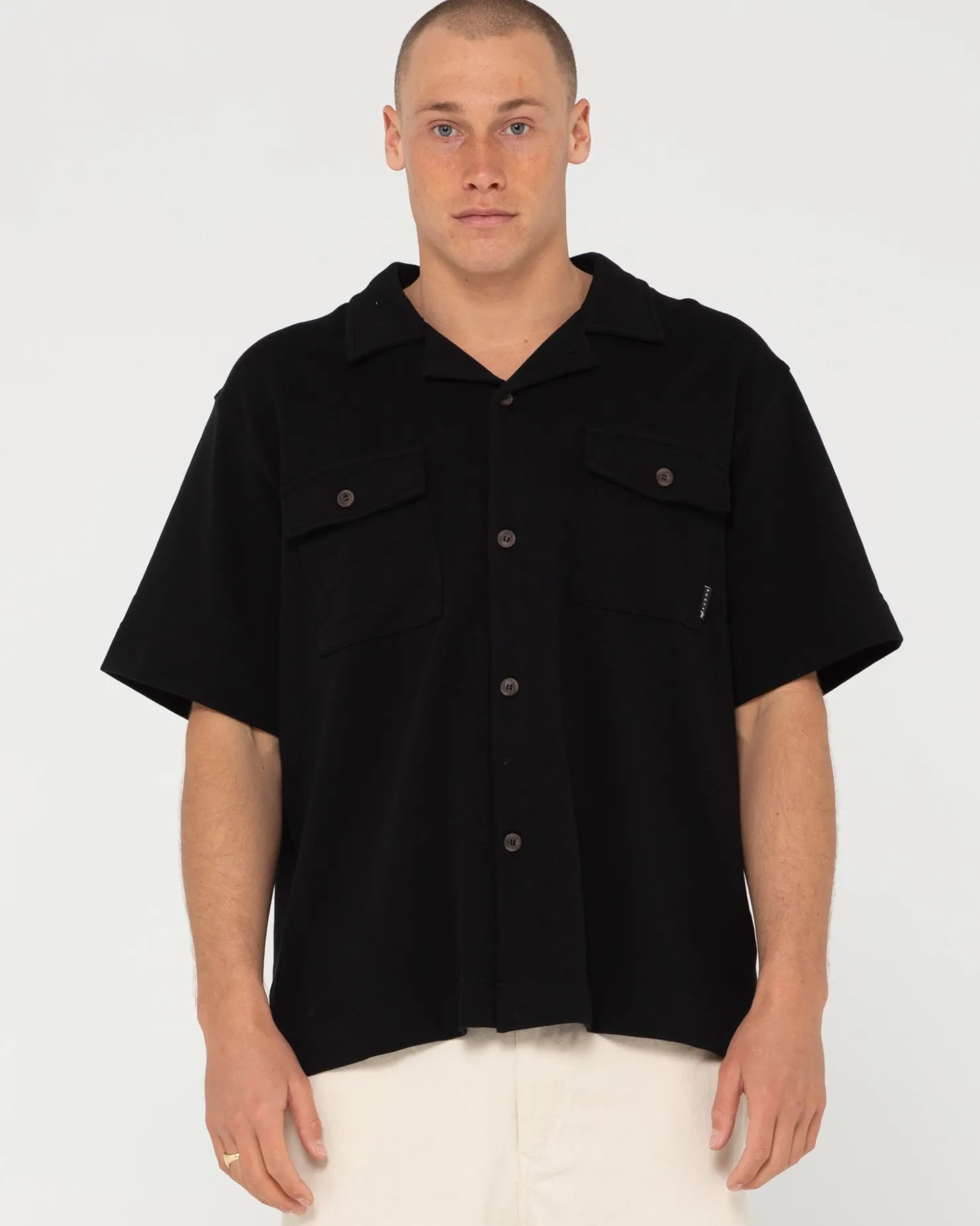 Mens Rusty Boxy Badman Short Sleeve Shirt