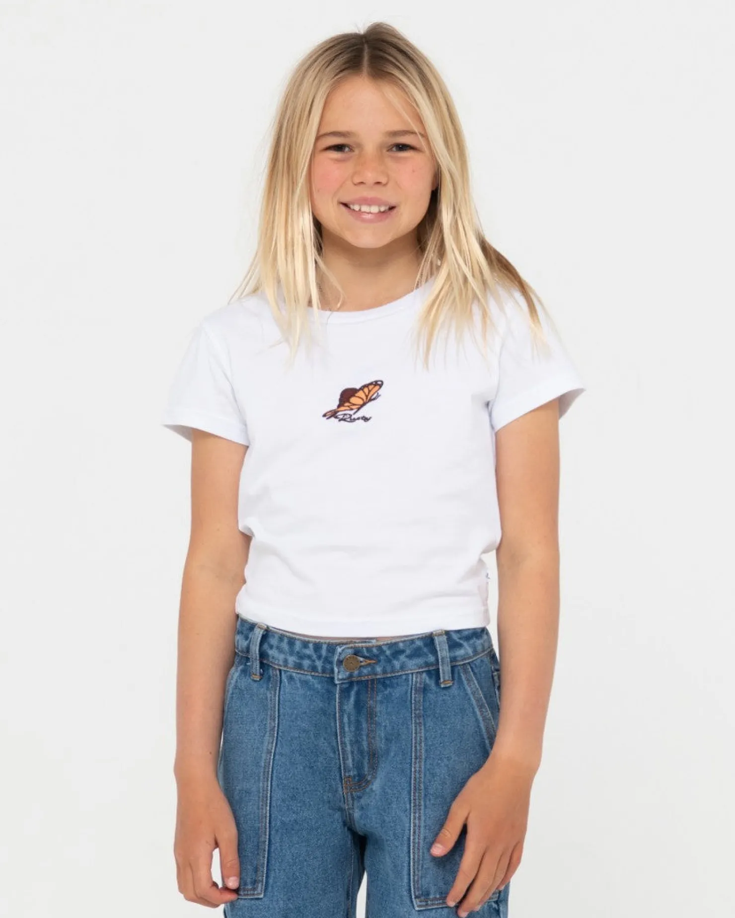 Kids Rusty Butterfly Skimmer Baby Tee Girls