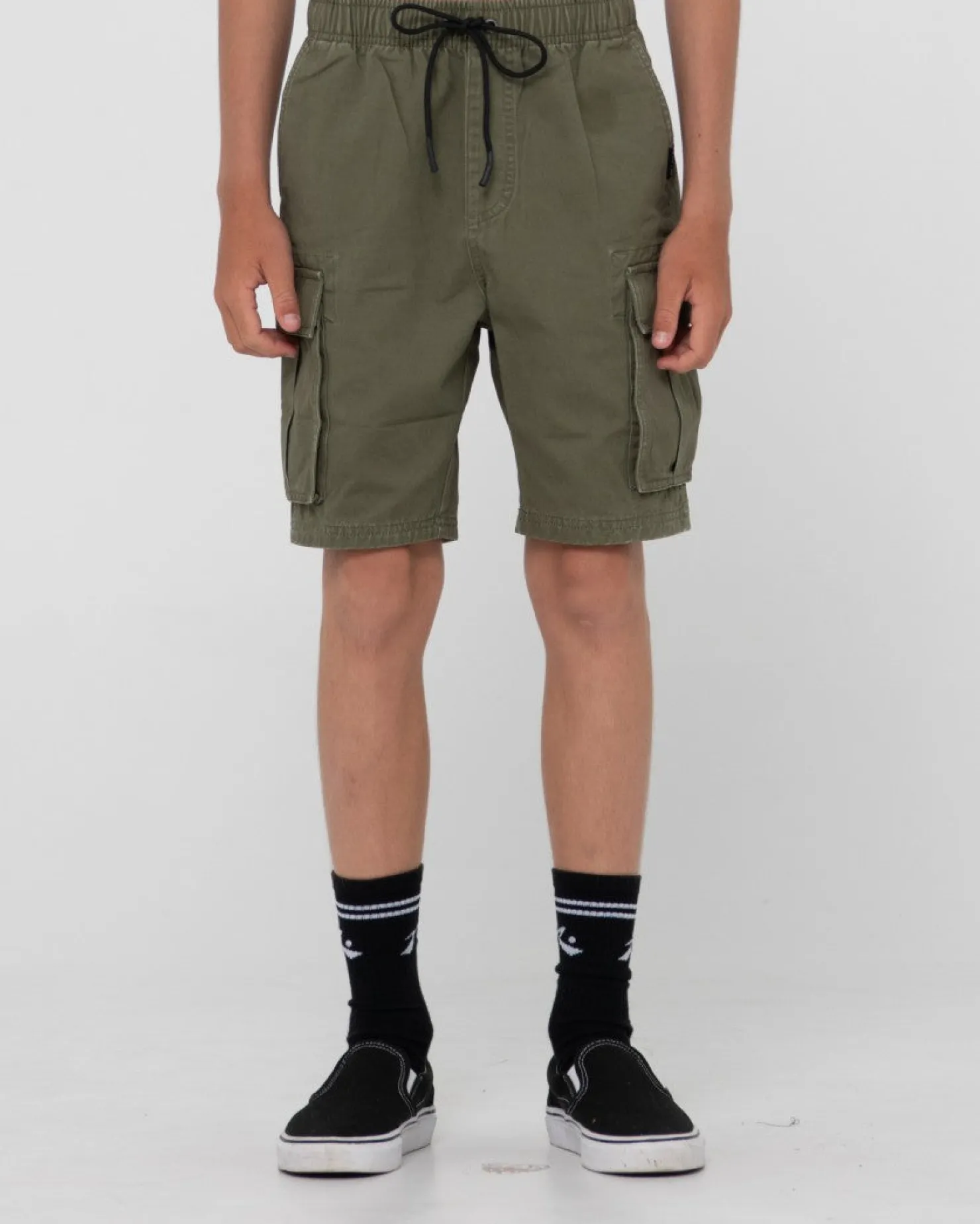 Kids Rusty Camper Cargo Elastic Short Boys