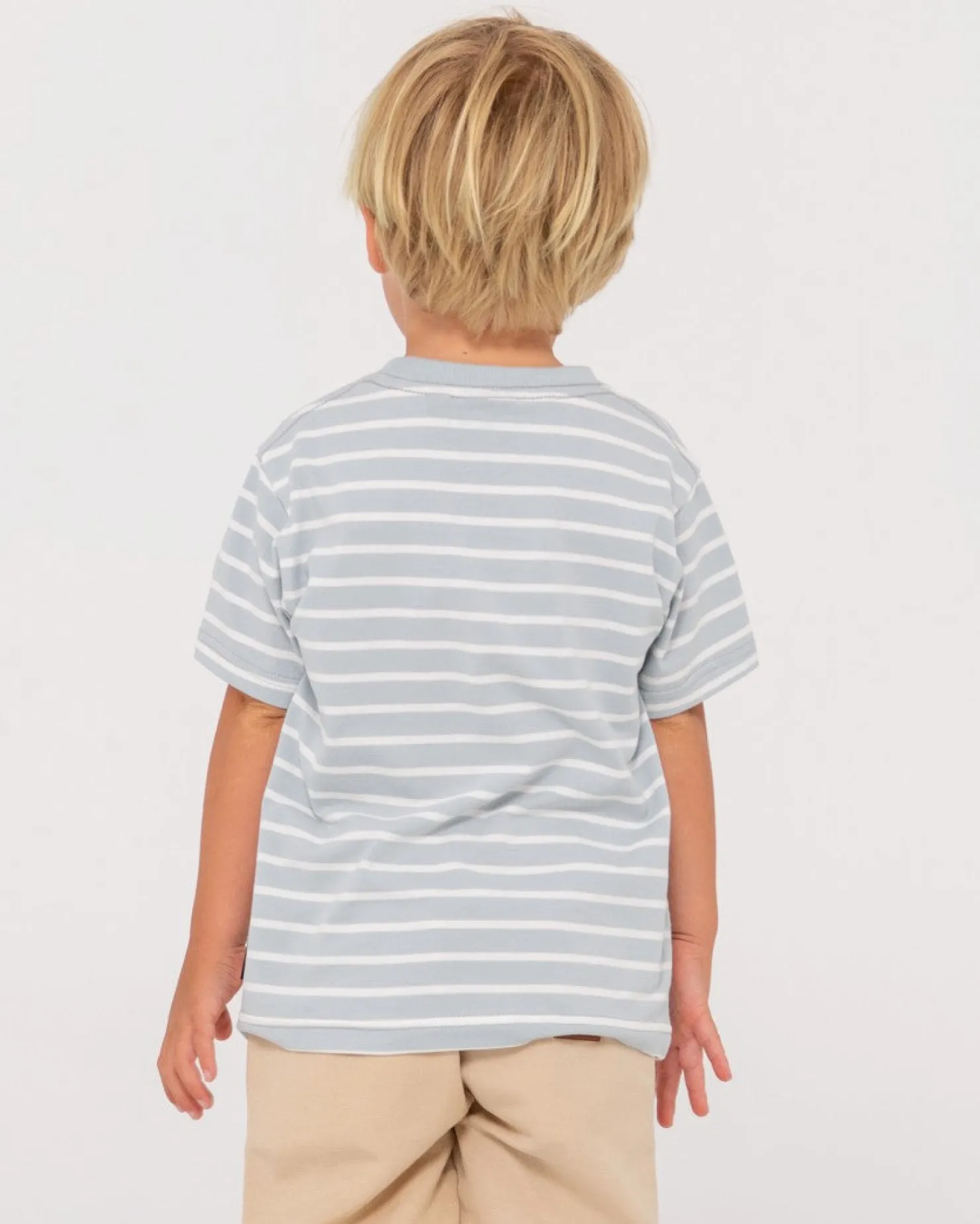 Kids Rusty Changing Lanes Striped Tee Runts