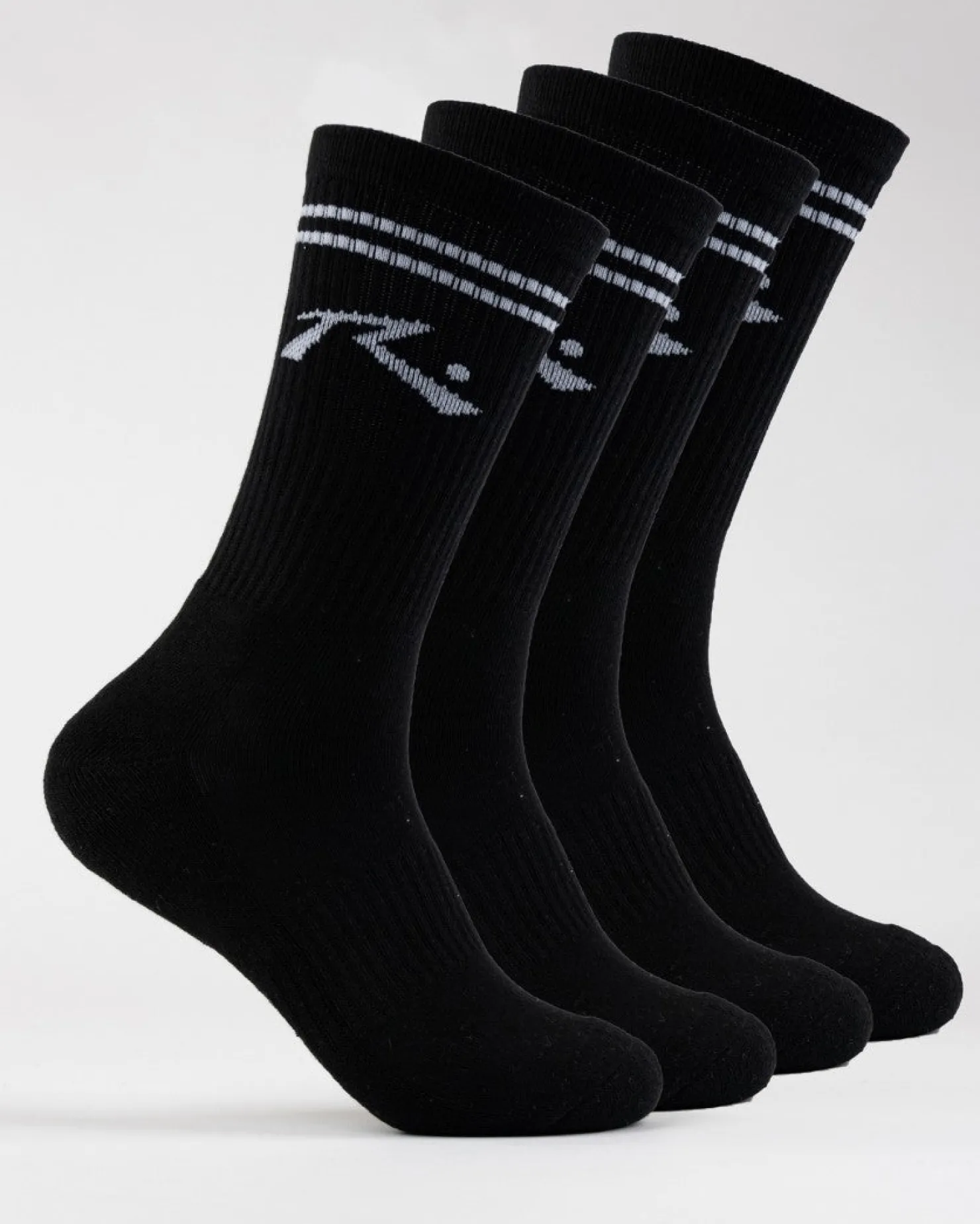 Mens Rusty Comp Mid Calf 4-Sock Pack