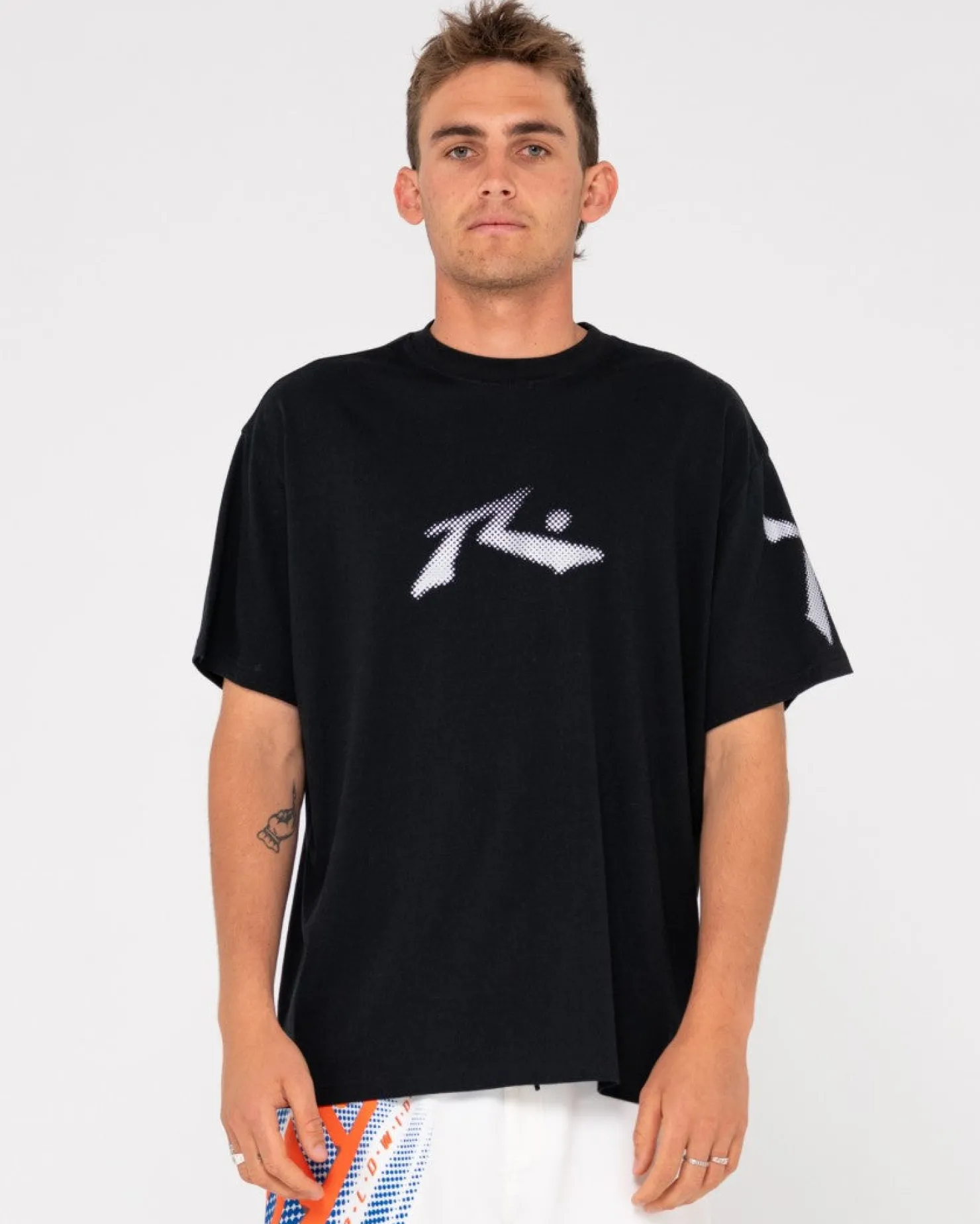 Mens Rusty Comp Revolution X Reflective Print Tee