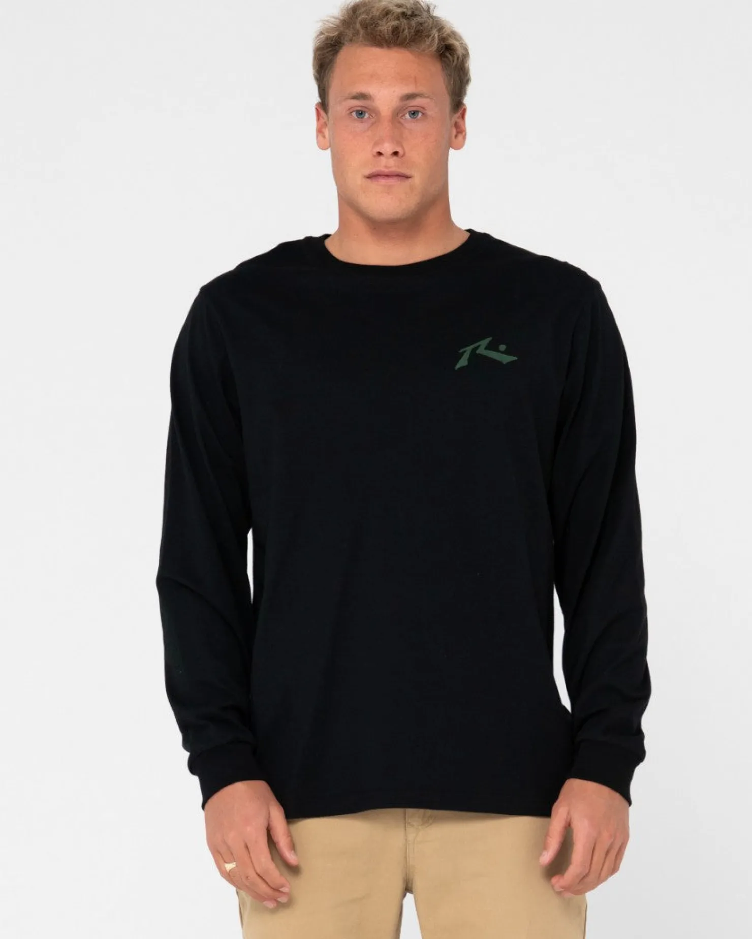 Mens Rusty Competition Long Sleeve Tee