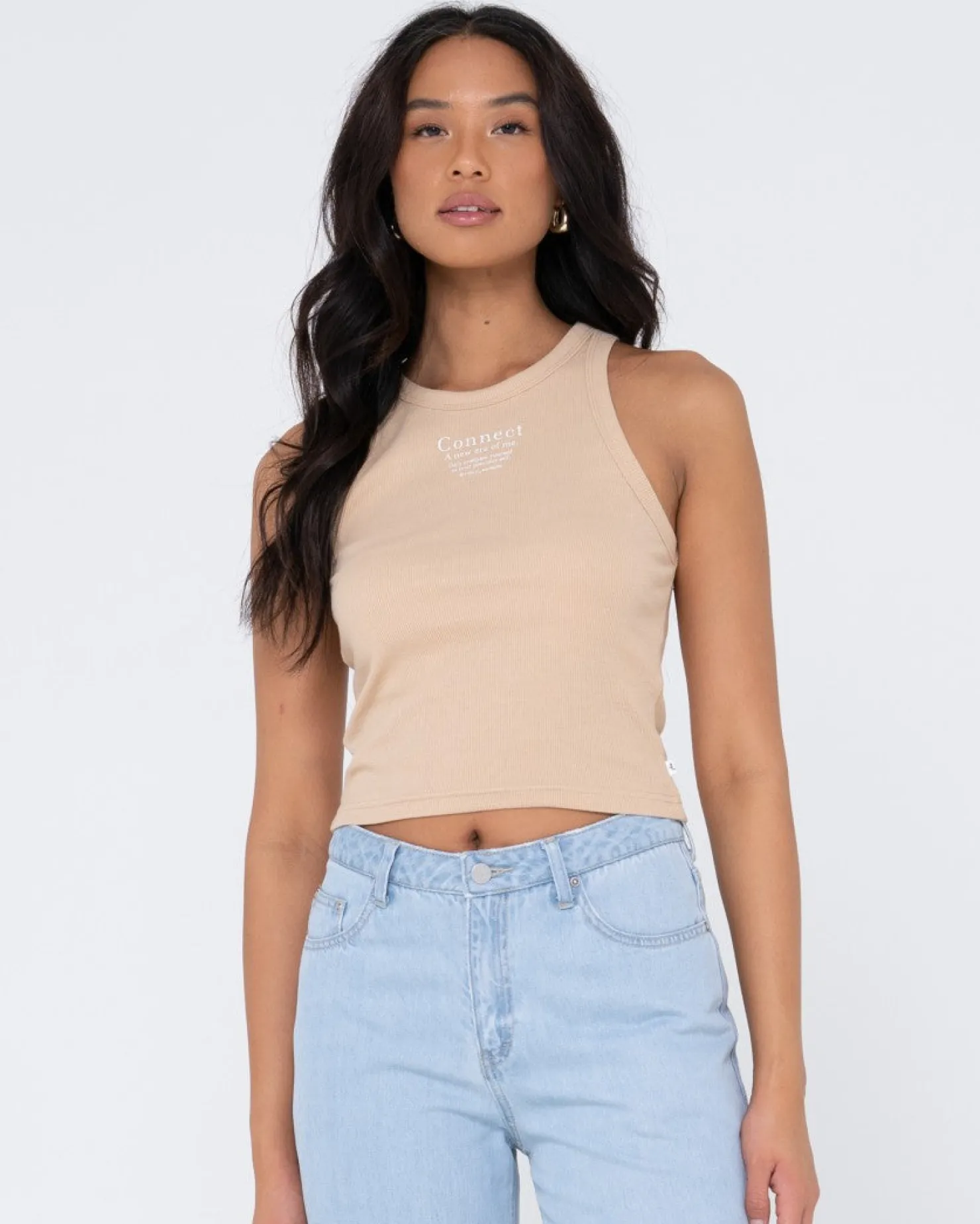 Womens Rusty Connect Racer Tank