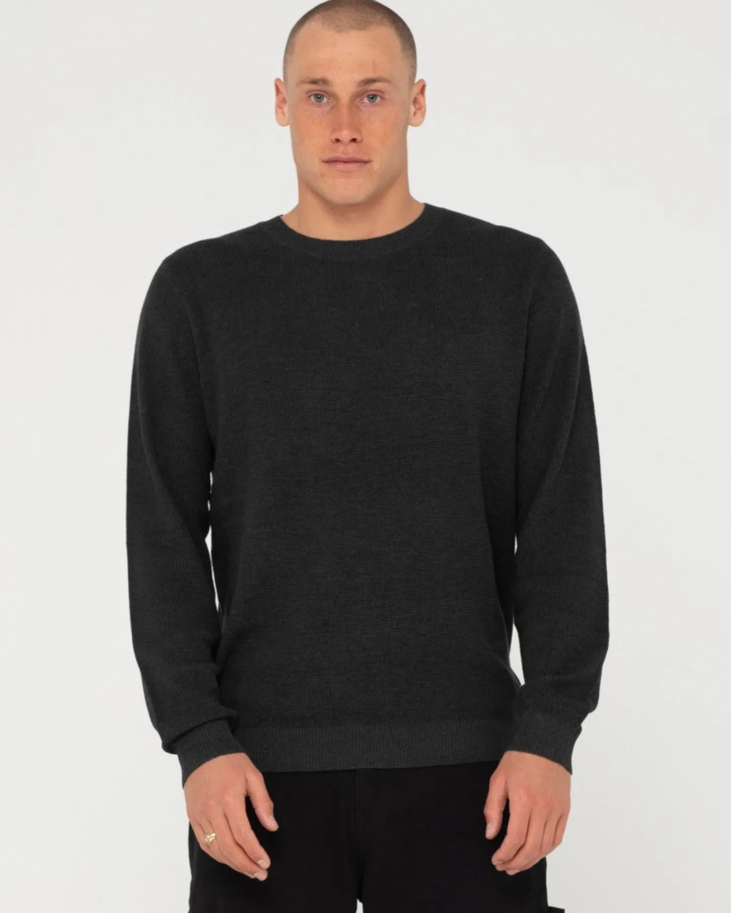 Mens Rusty Cradle Lightweight Crew Knit