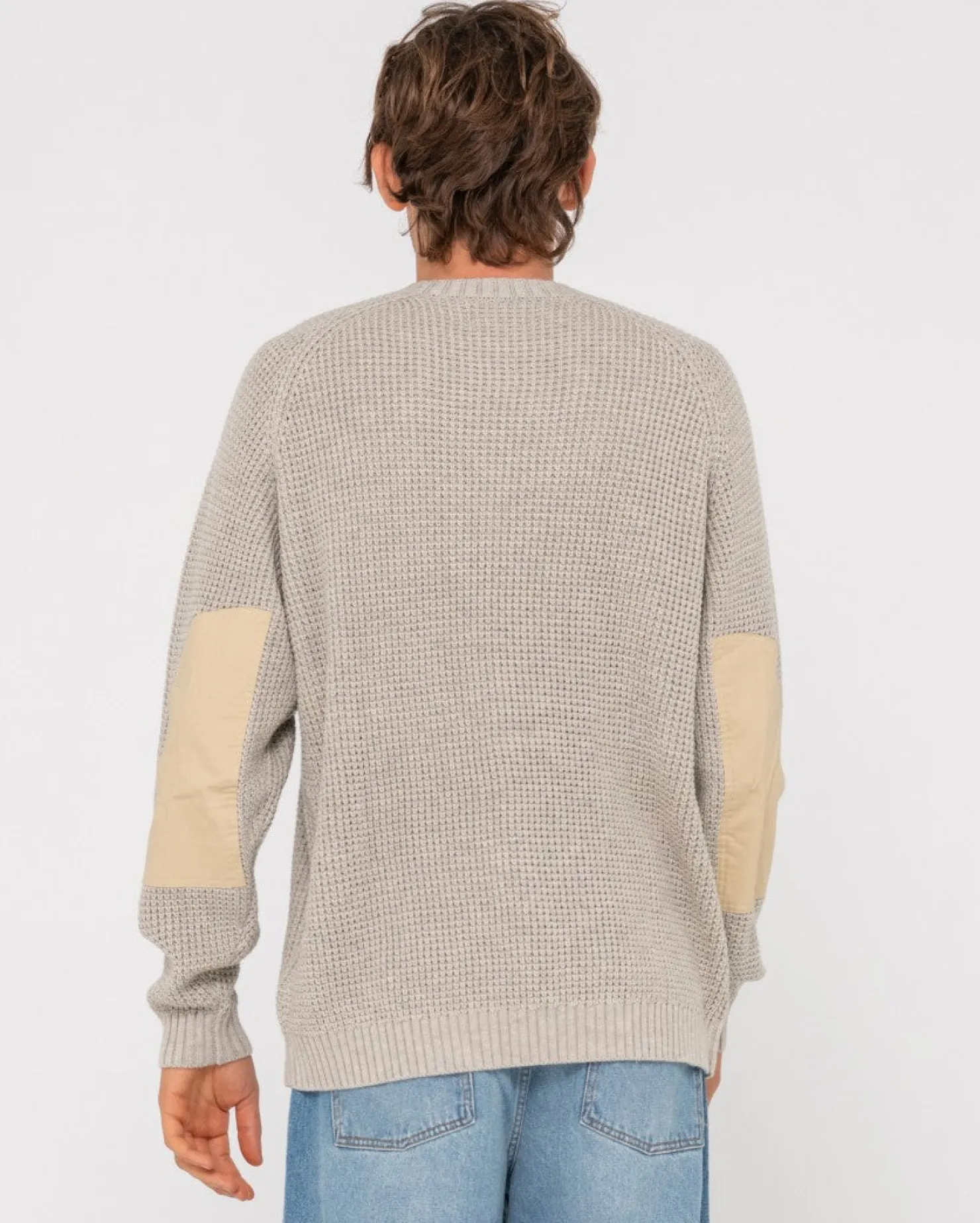 Mens Rusty Disposal Crew Neck Knit