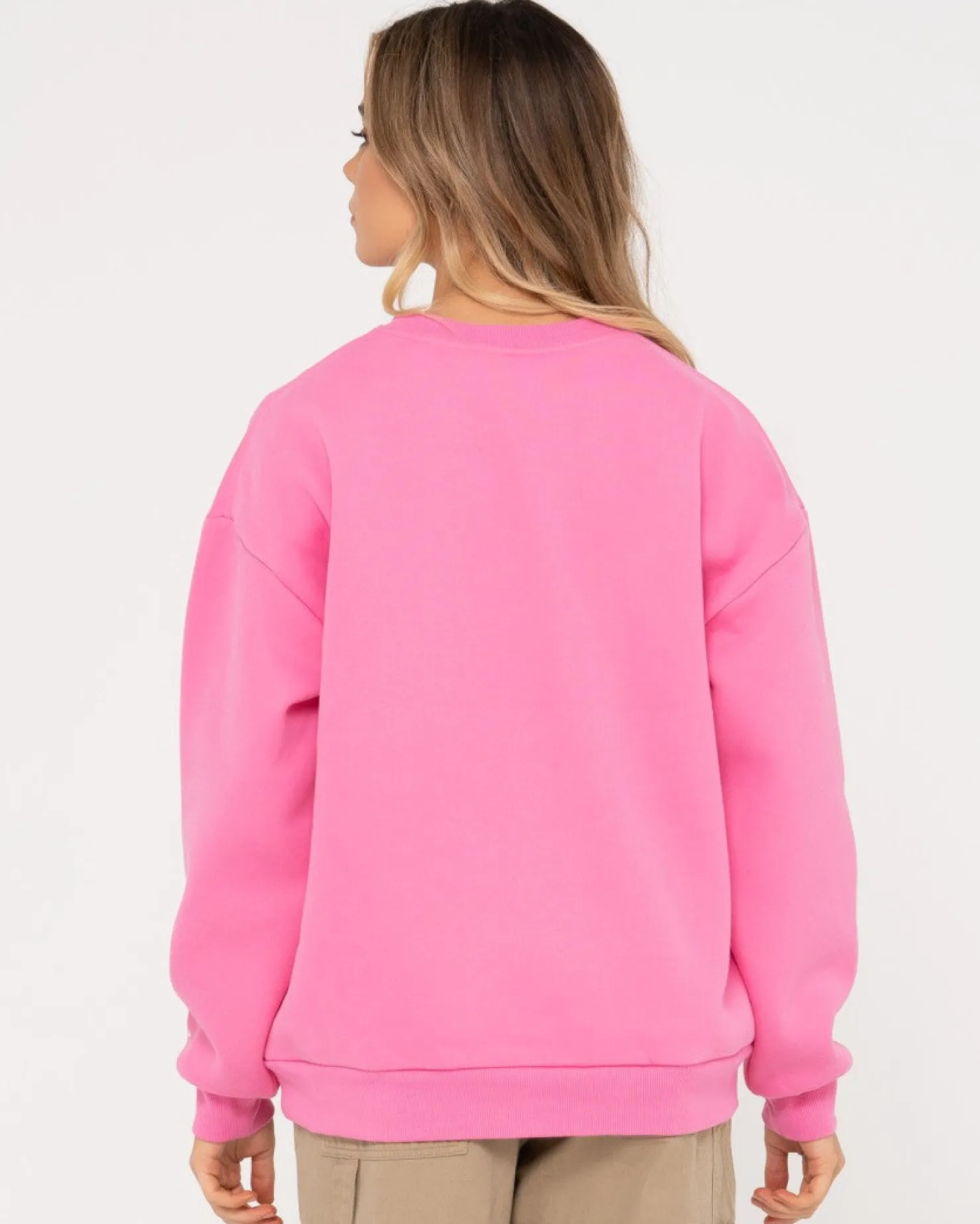 Womens Rusty Gelato Queen Oversize Crew Fleece