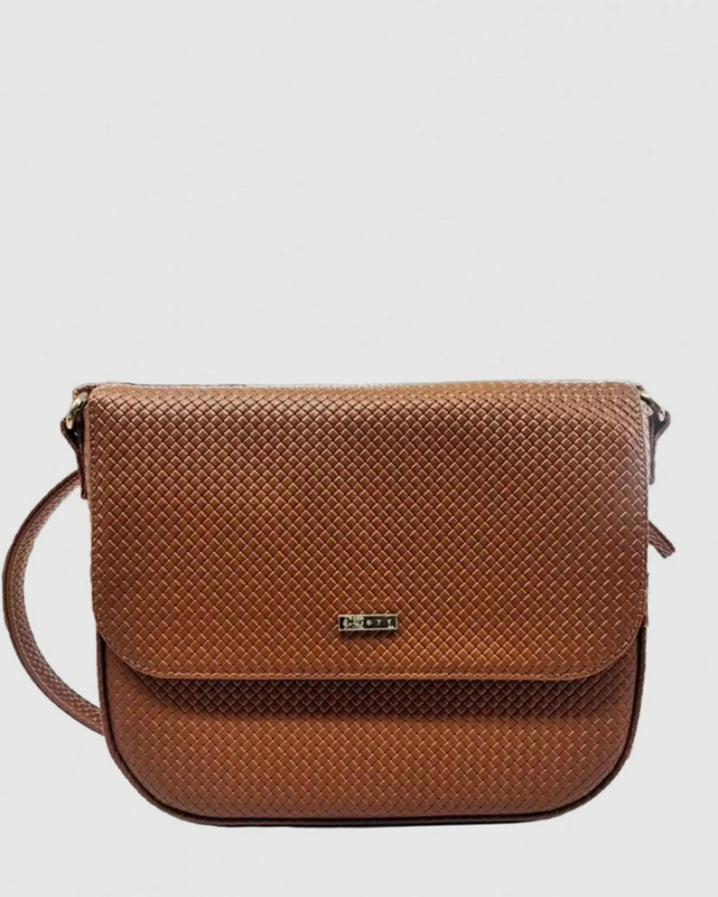 Womens Rusty Georgie Woven Crossbody Bag