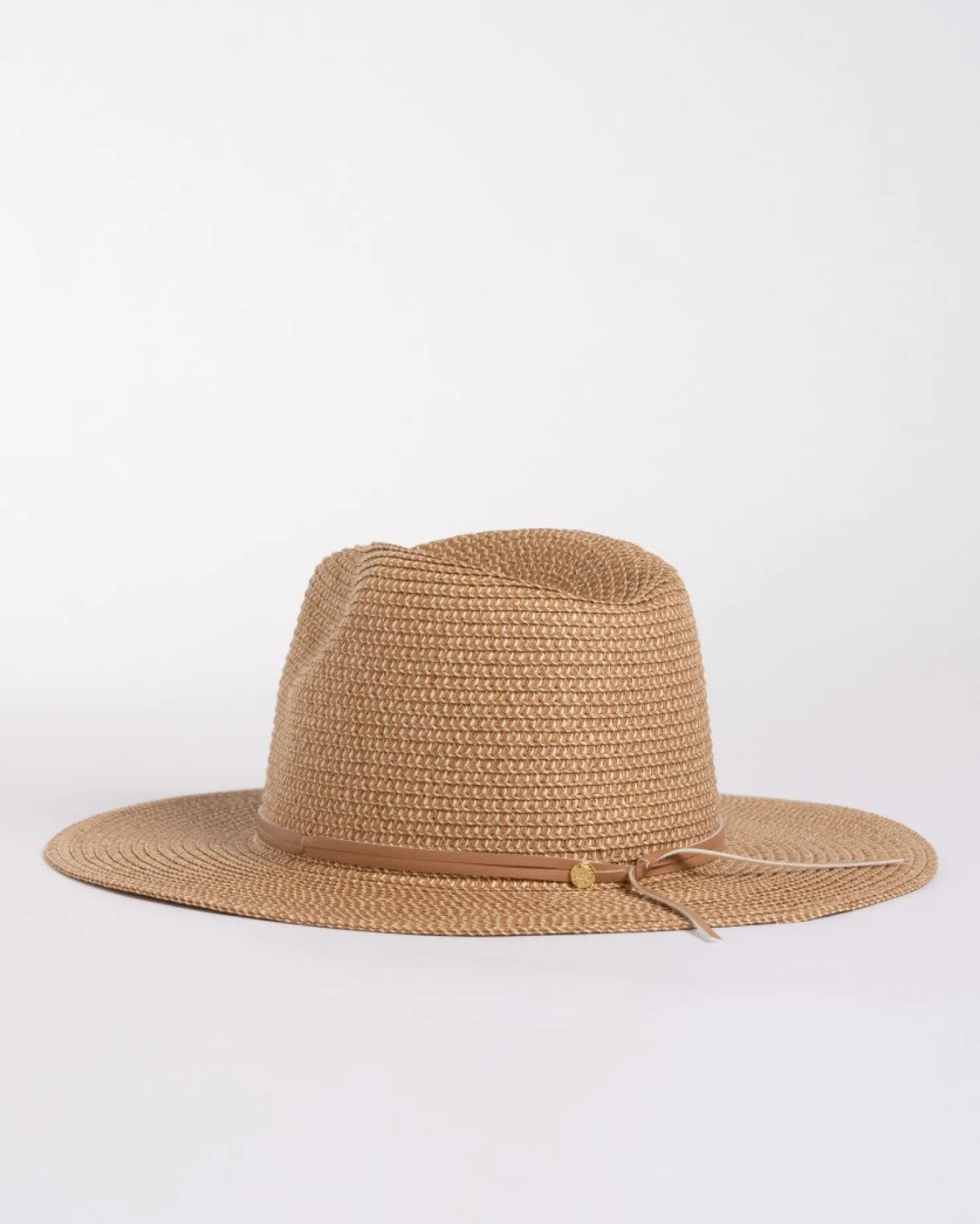 Womens Rusty Gisele Panama Style Straw Hat