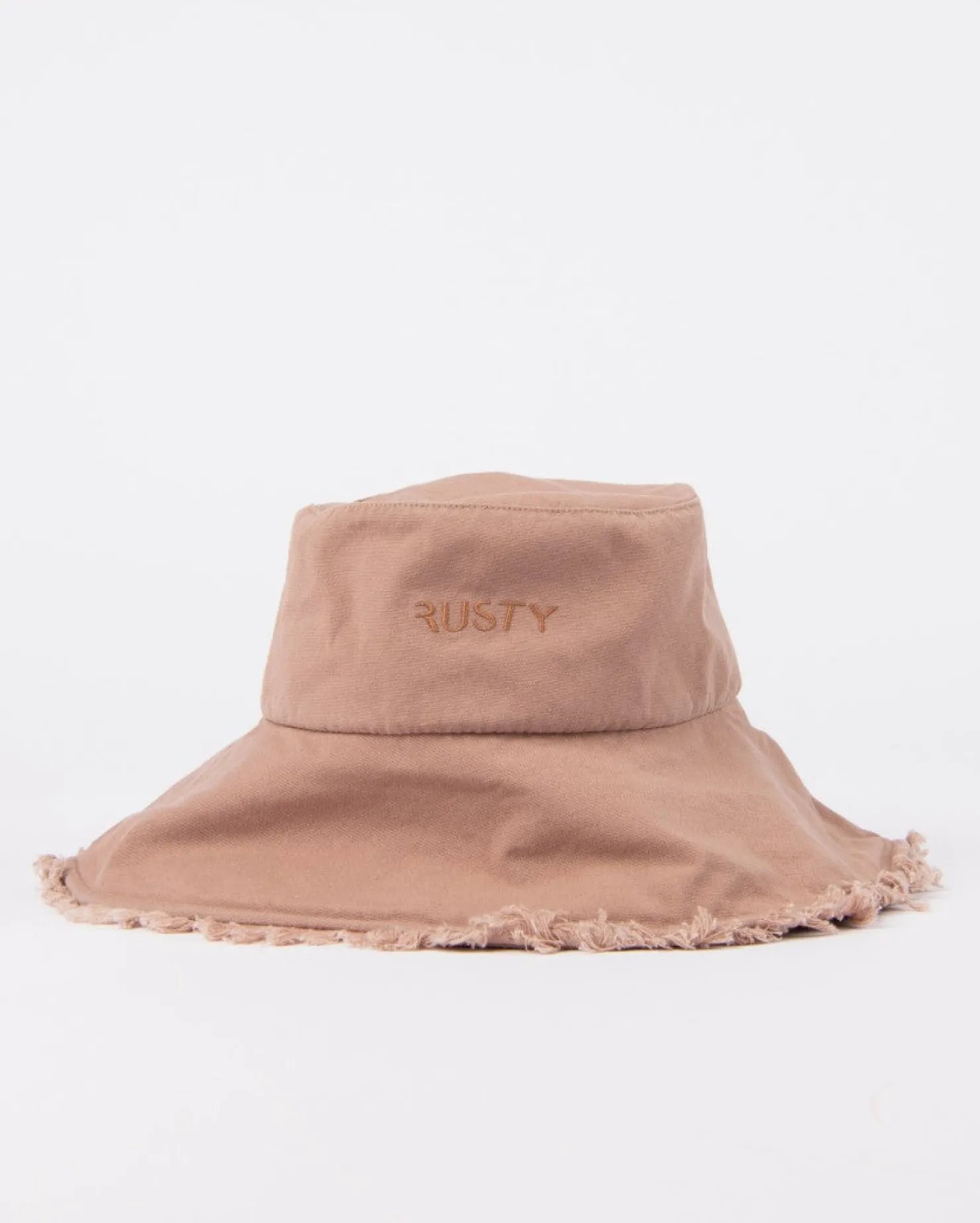 Womens Rusty Gleam Organic Wide Brim Bucket Hat