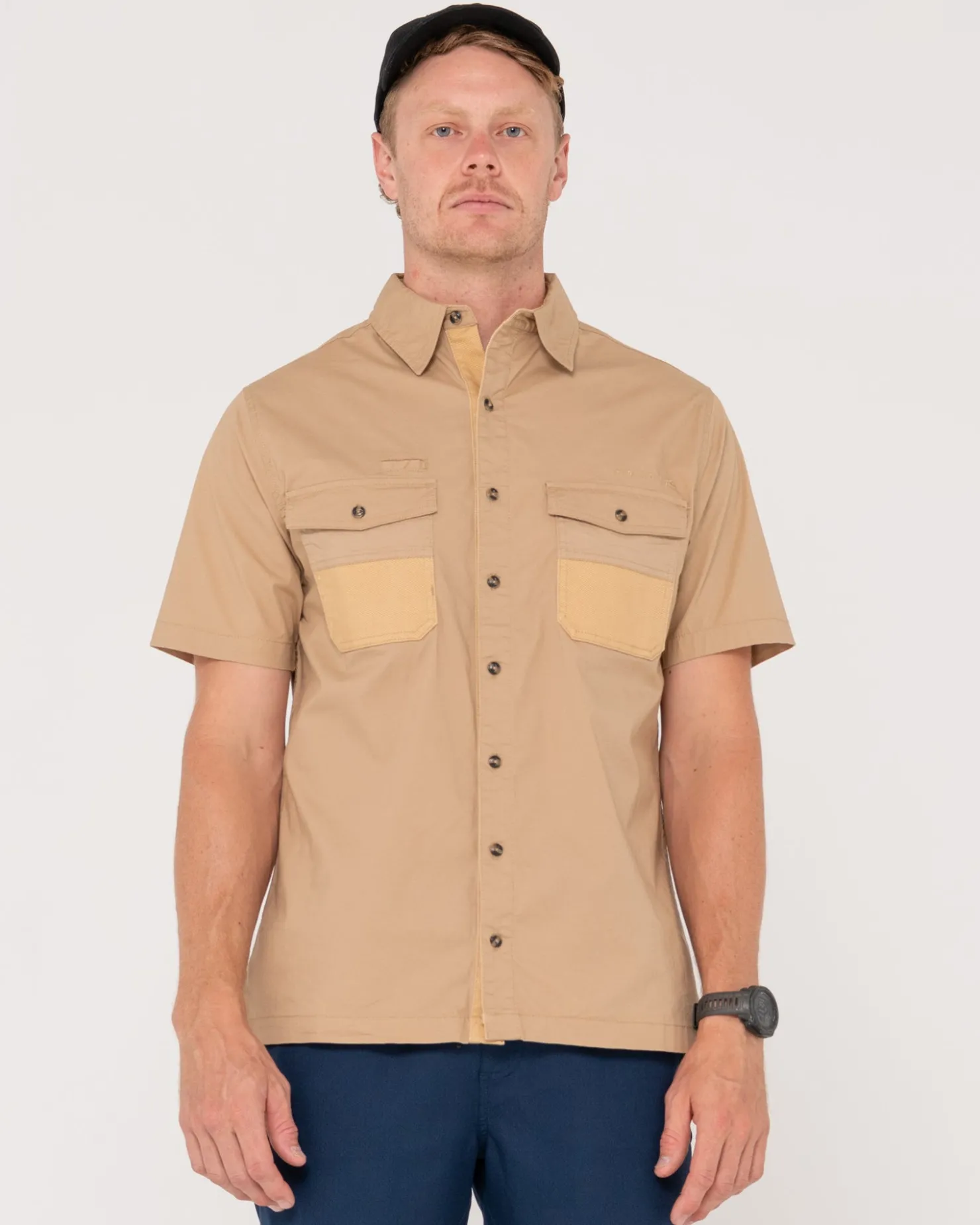 Rusty Grindstone Easy Fit Short Sleeve Shirt