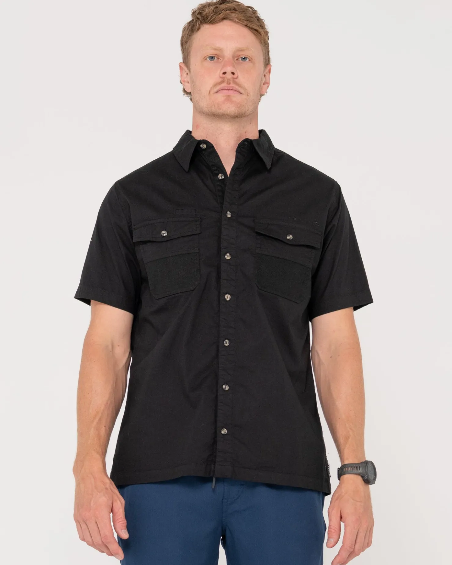 Rusty Grindstone Easy Fit Short Sleeve Shirt