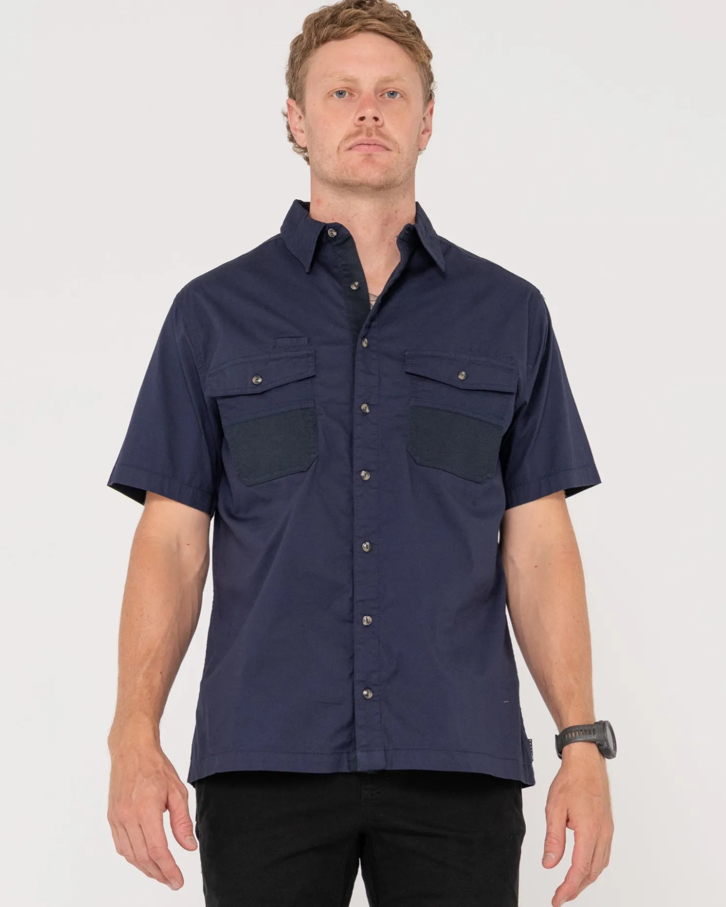 Rusty Grindstone Easy Fit Short Sleeve Shirt