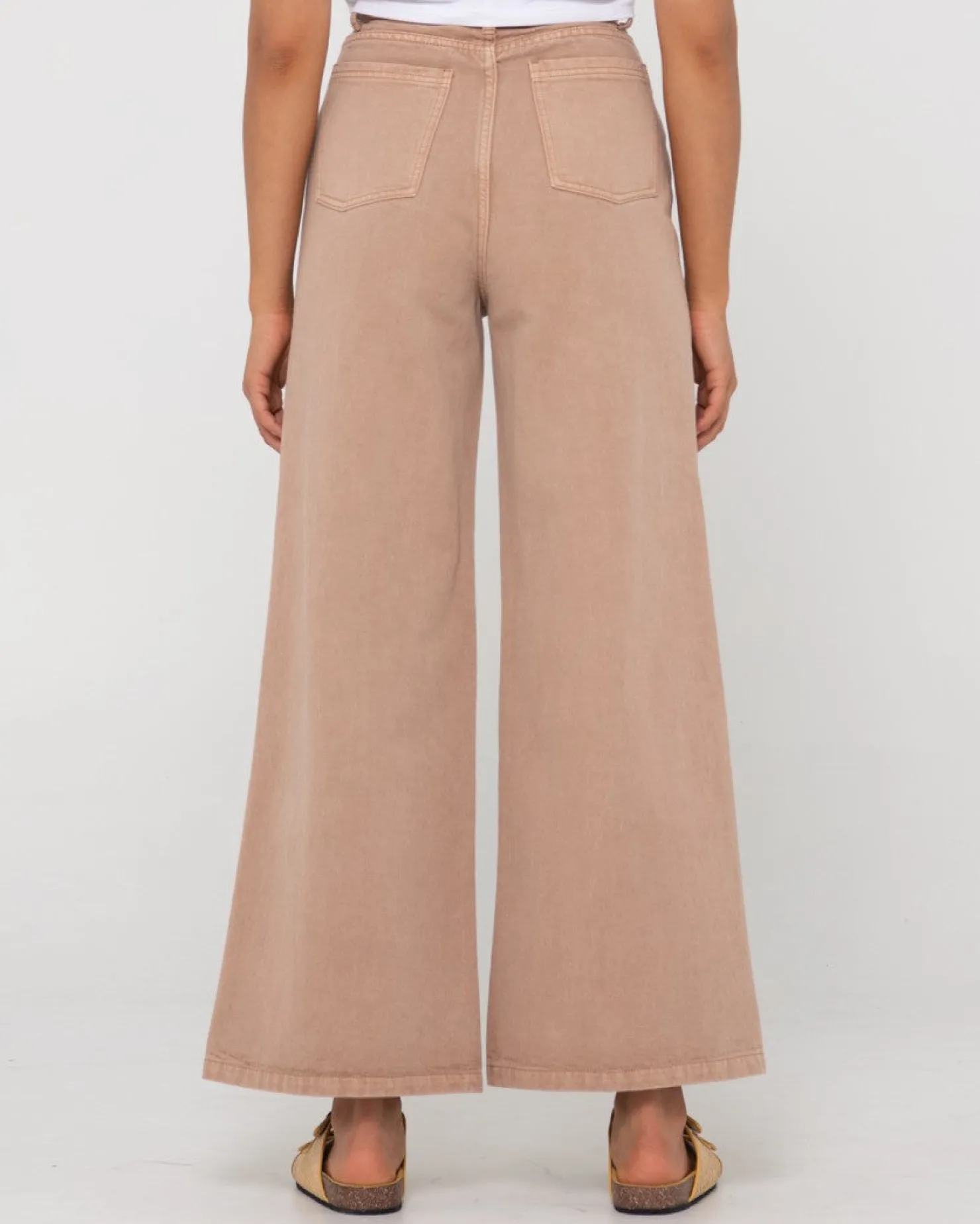 Womens Rusty Hansen High Waisted Wide Leg Pant