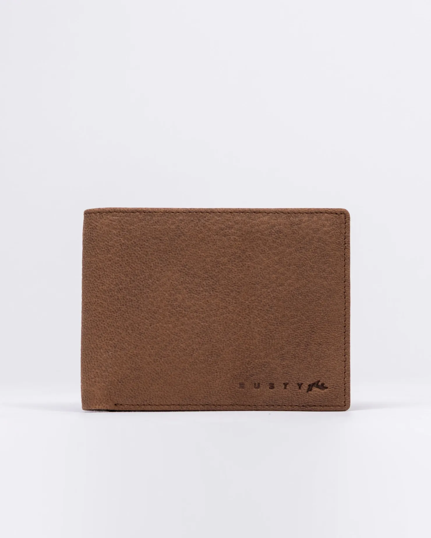 Mens Rusty High River 2 Leather Wallet