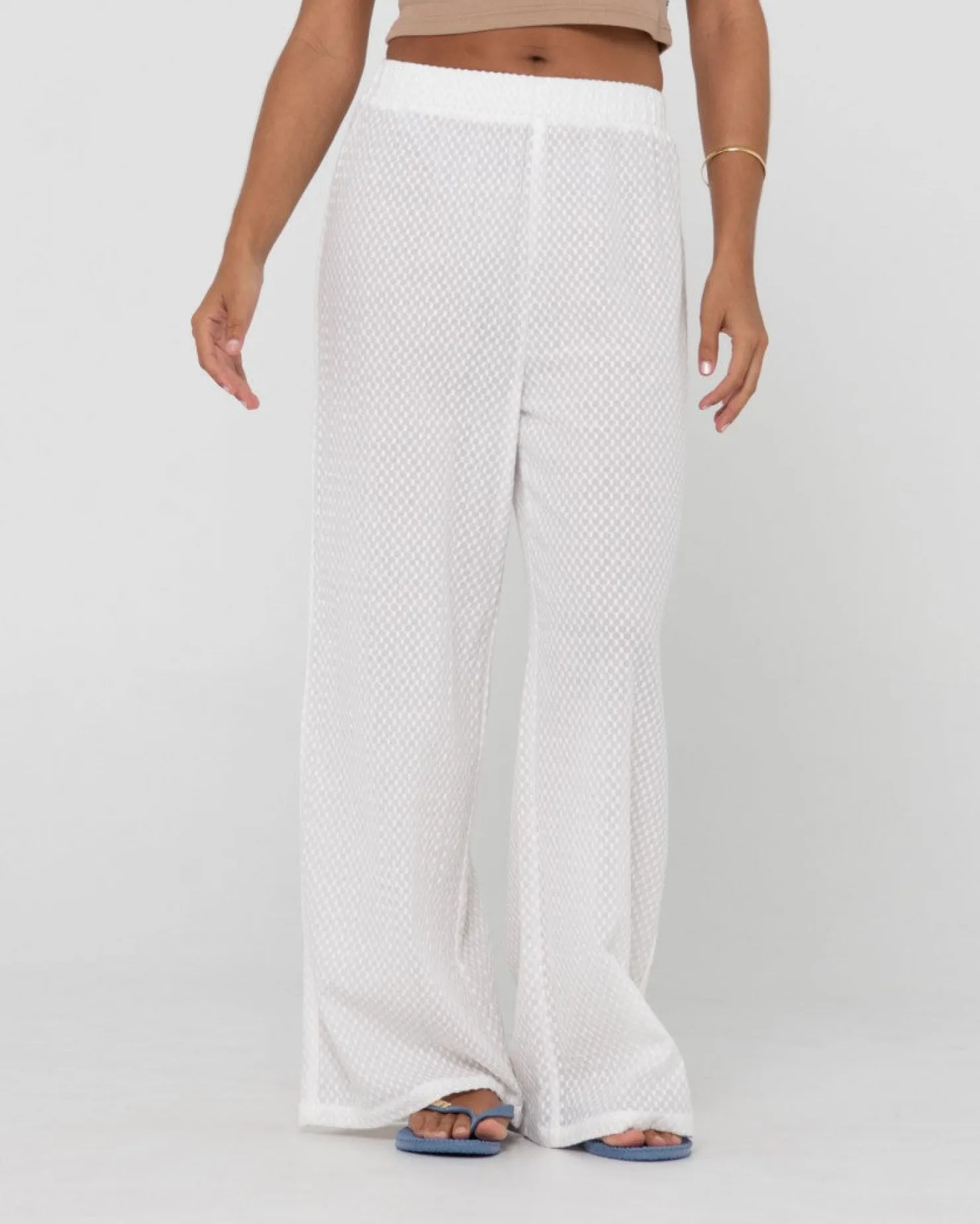 Womens Rusty Isabelle Relaxed Fit High Waisted Pant