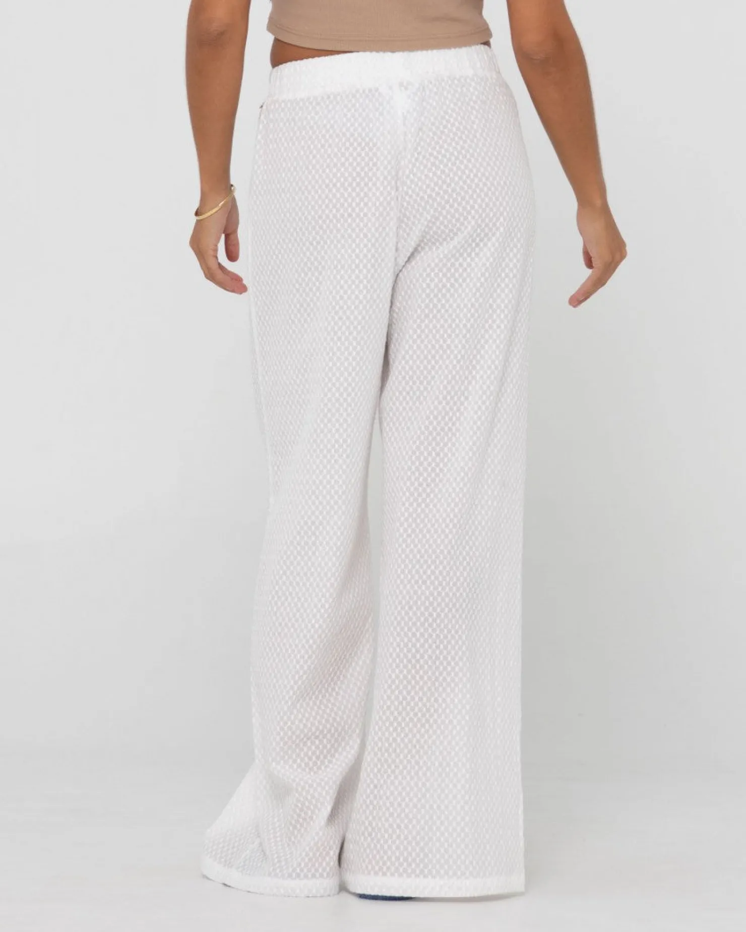 Womens Rusty Isabelle Relaxed Fit High Waisted Pant