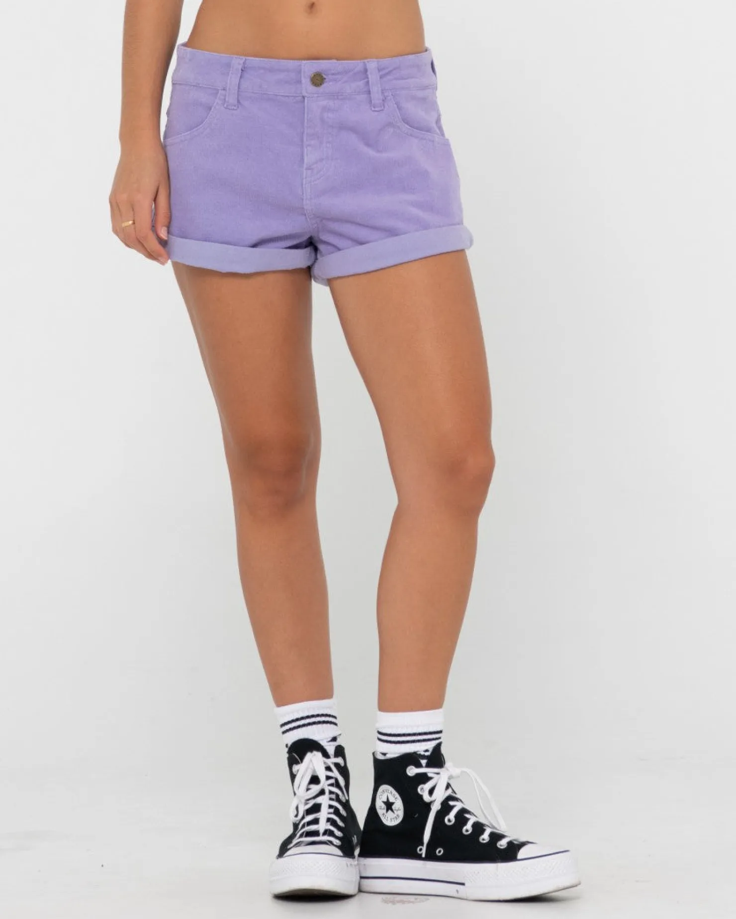 Womens Rusty Its No Secret Low Rise Cord Short