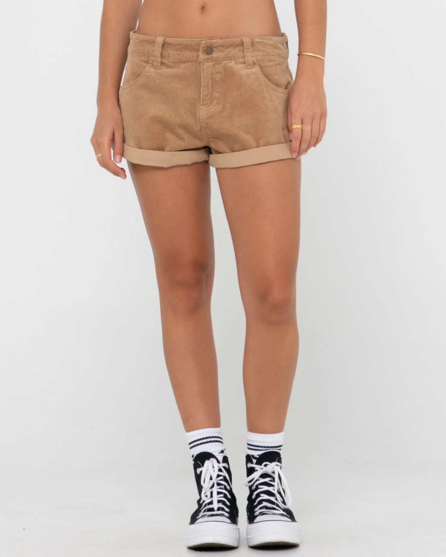 Womens Rusty Its No Secret Low Rise Cord Short