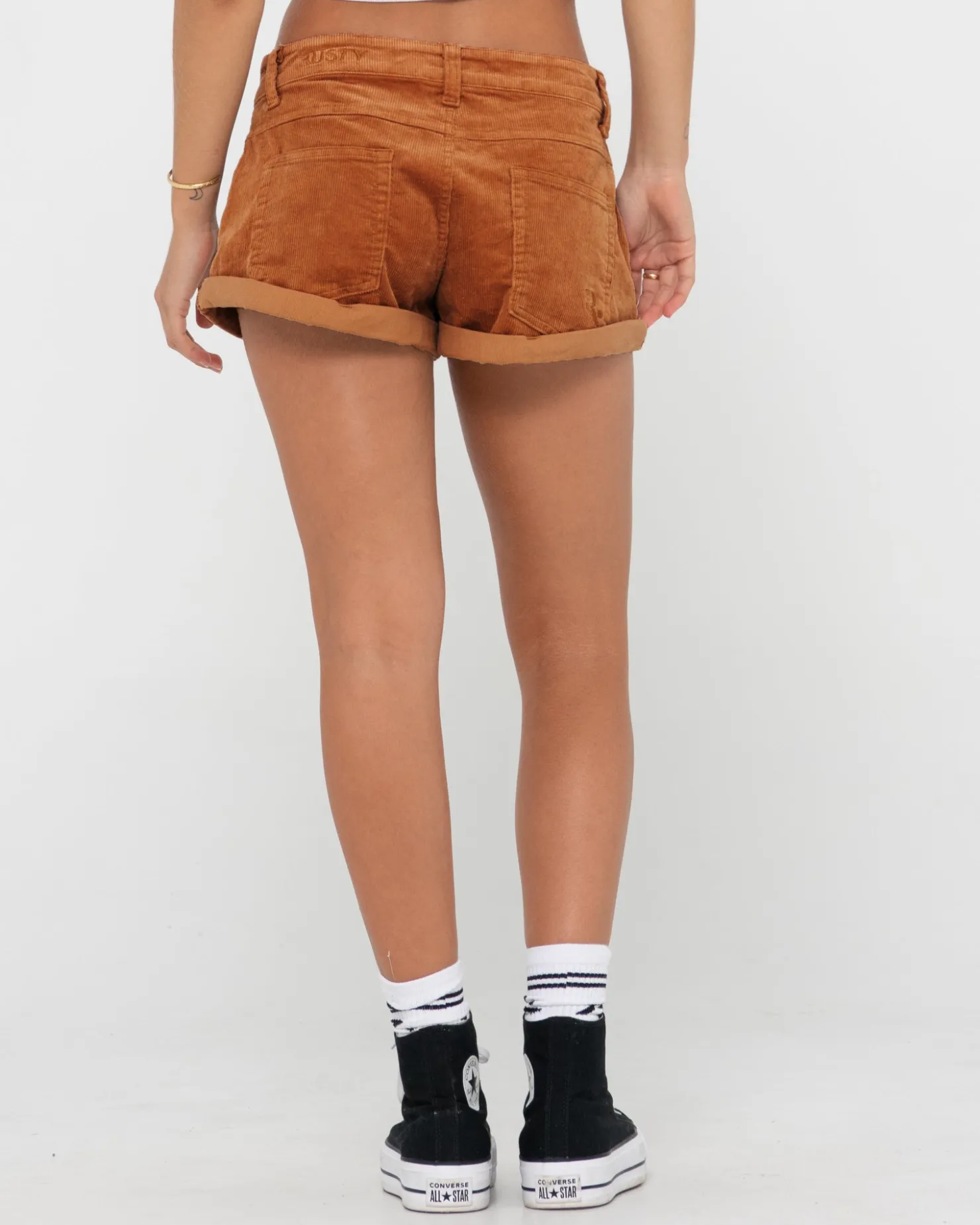 Womens Rusty Its No Secret Low Rise Cord Short