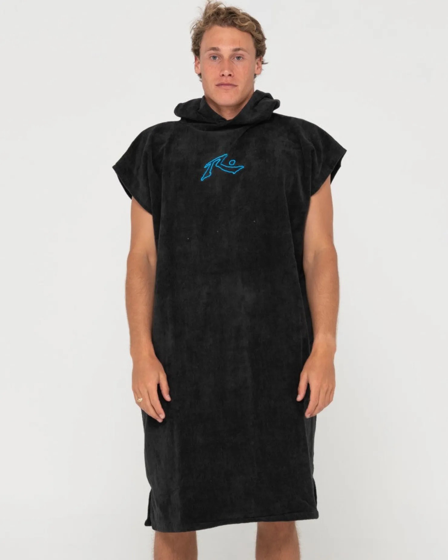 Mens Rusty Just Surfing Hooded Change Towel