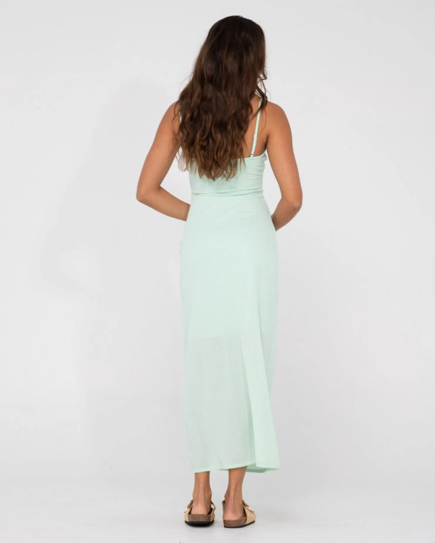 Womens Rusty Lucy Cut Out Midi Slip Dress