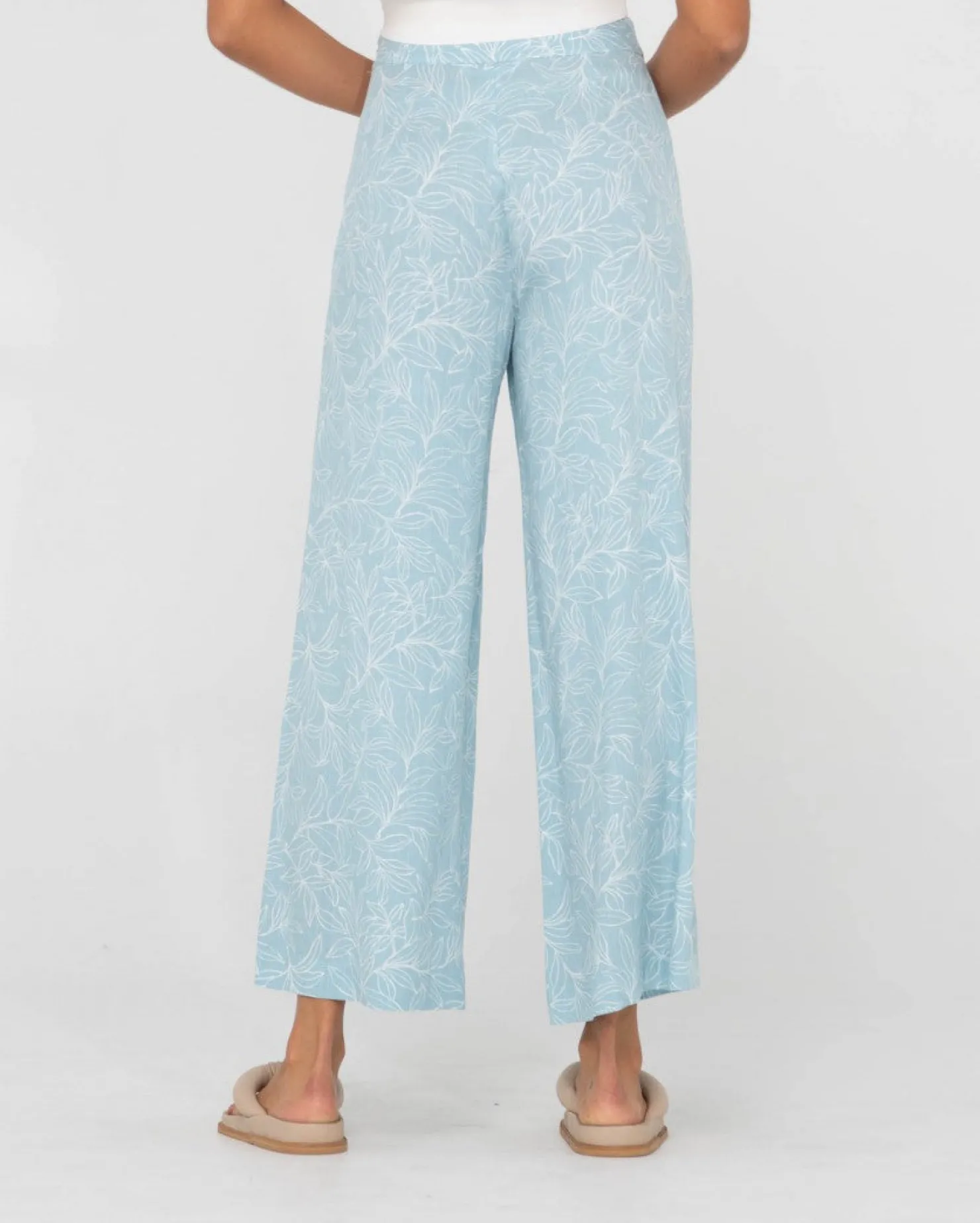 Womens Rusty Maia Printed High Waisted Wide Leg Pant