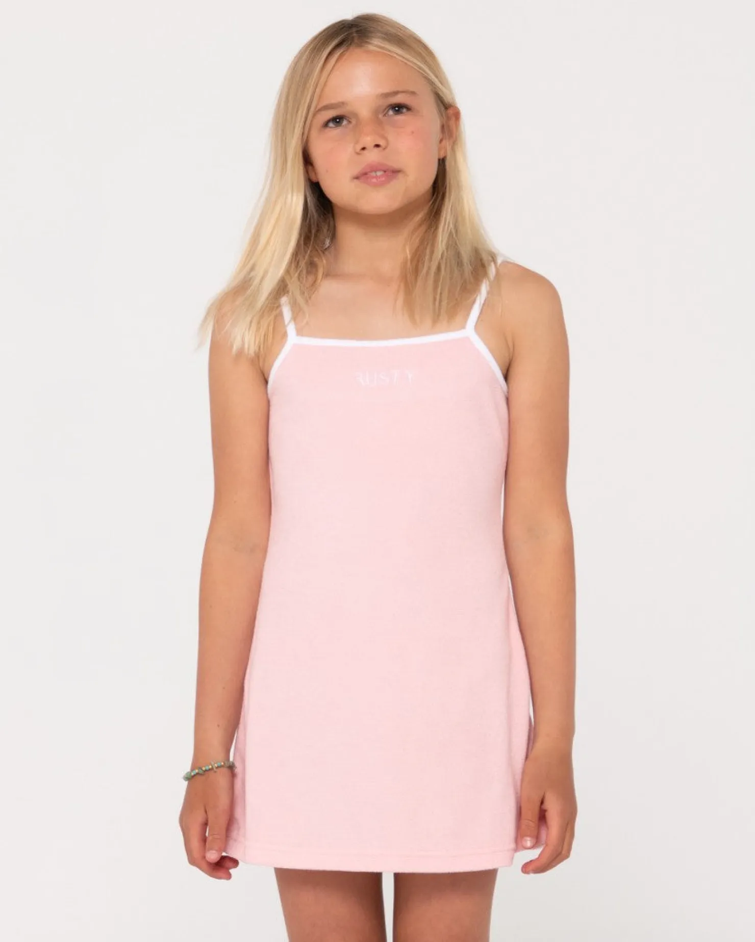 Kids Rusty Mala Terry Towelling Mini Dress Girls