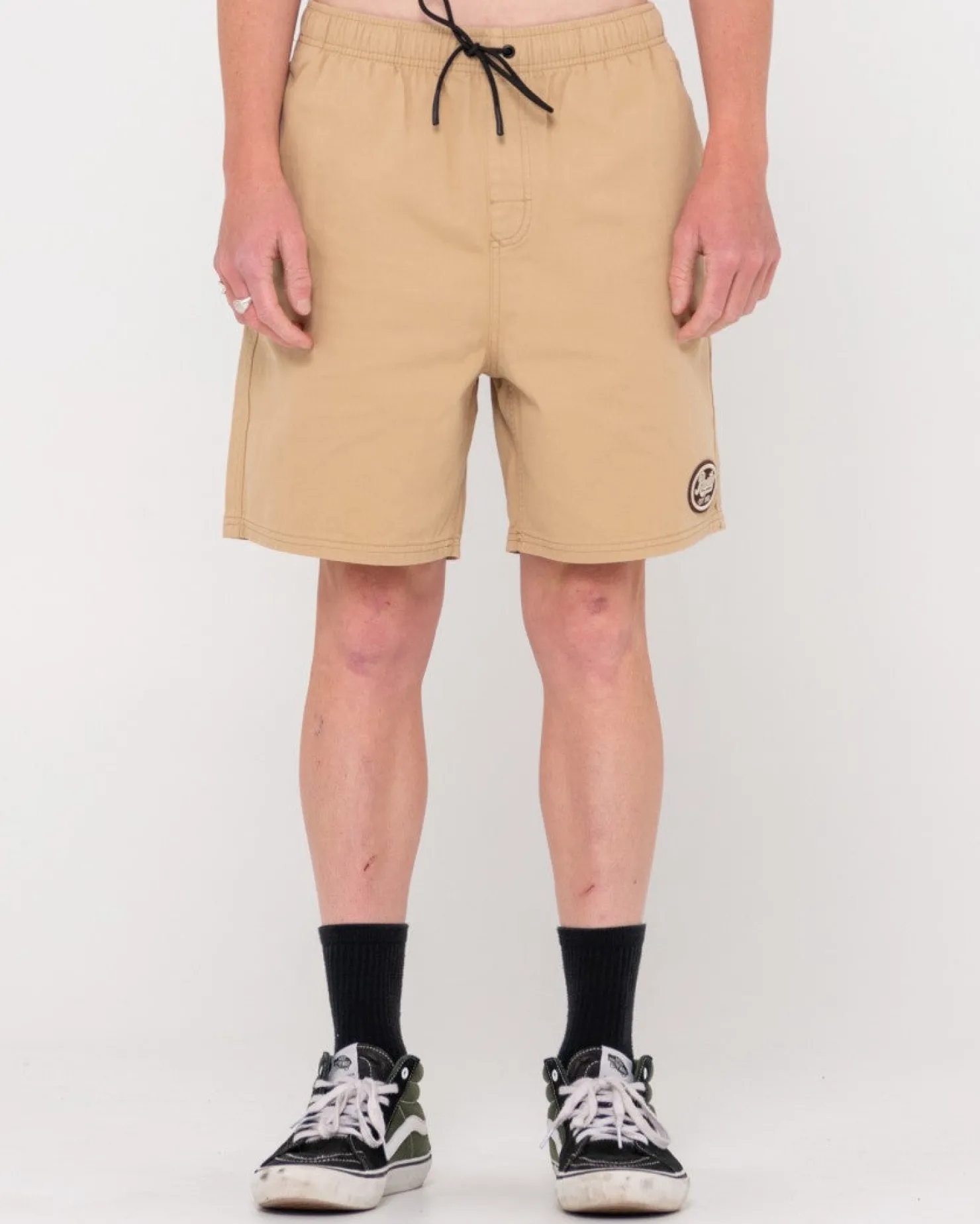 Mens Rusty Manila Folder Heritage Elastic Short