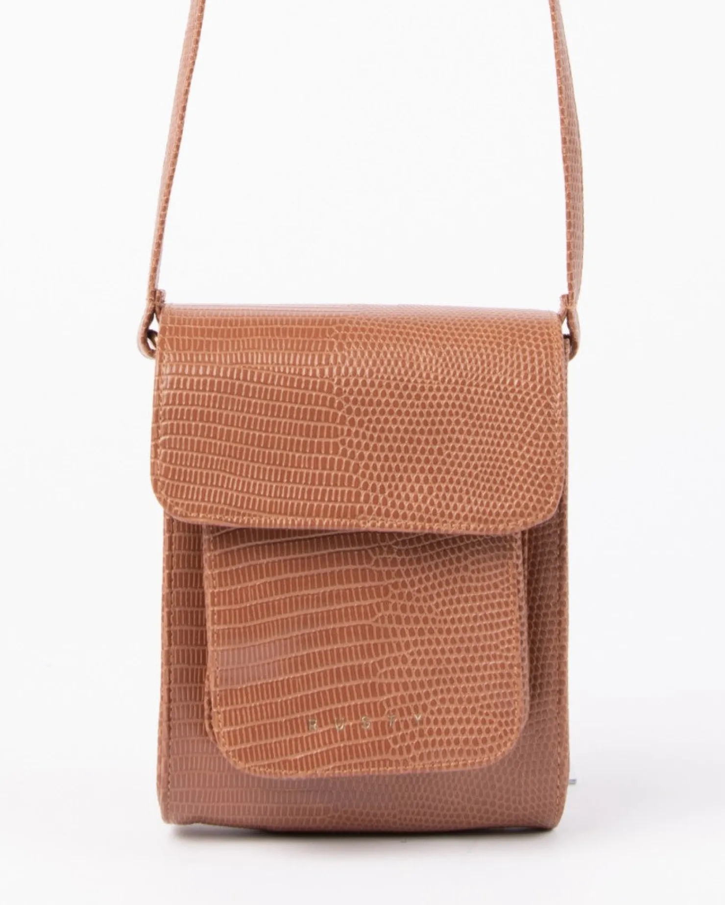 Womens Rusty Mila Over The Shoulder Textured Sidebag