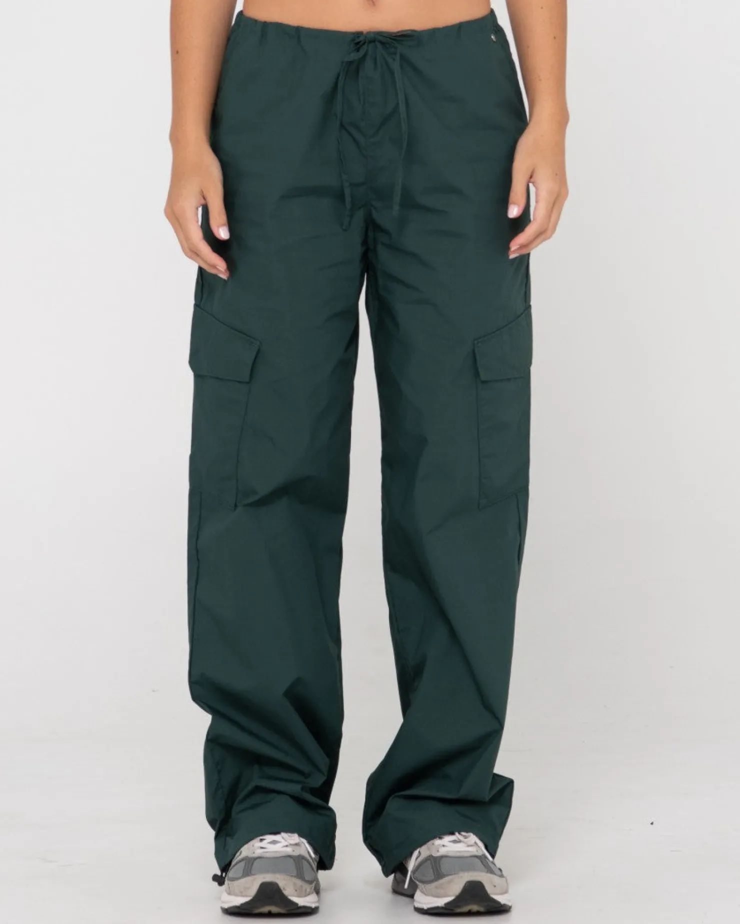 Womens Rusty Milly Low Rise Baggy Fit Cargo Pant