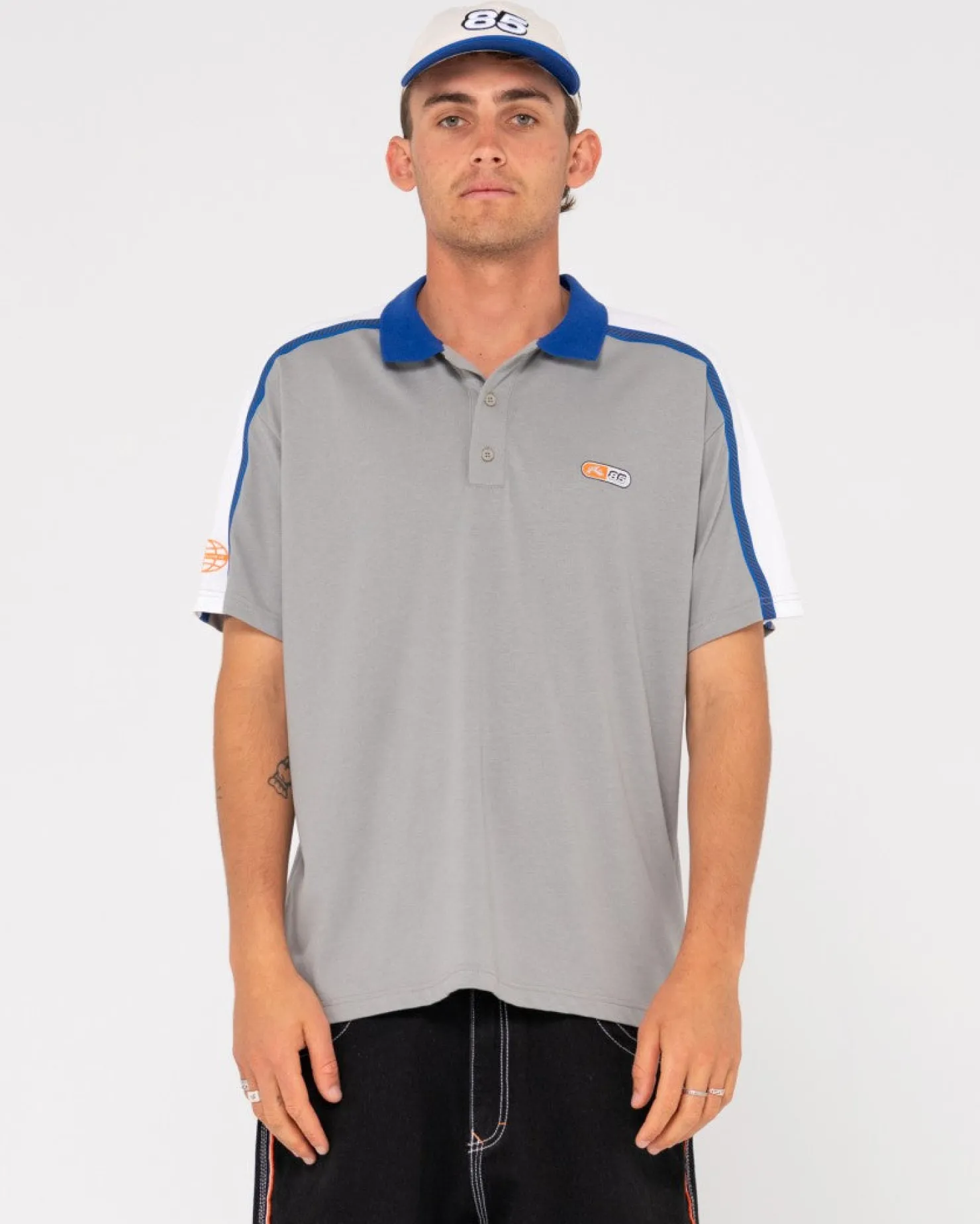 Mens Rusty Oxecutioner Relaxed Fit Polo