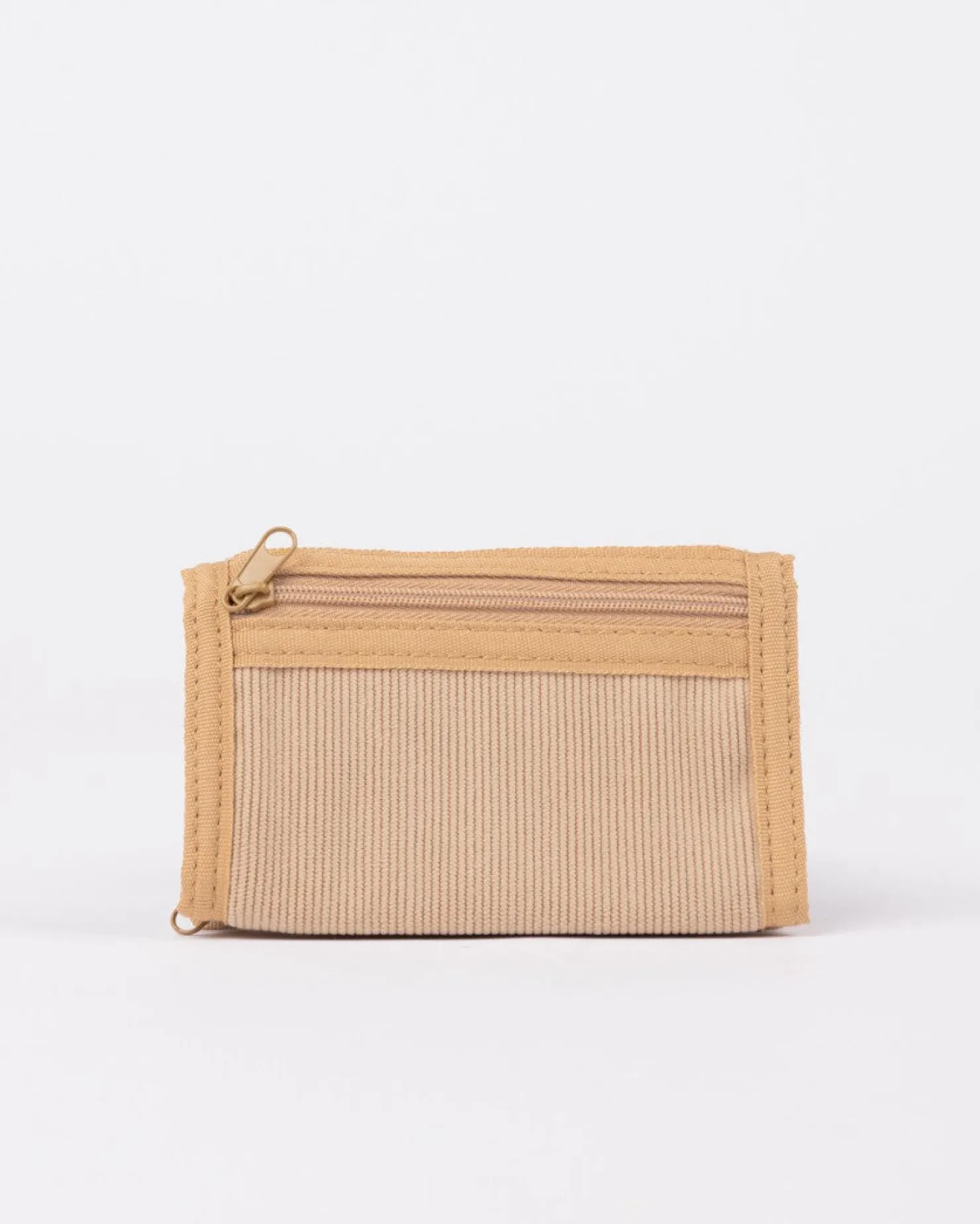 Womens Rusty Pit Stop Tri Fold Embroidered Cord Wallet