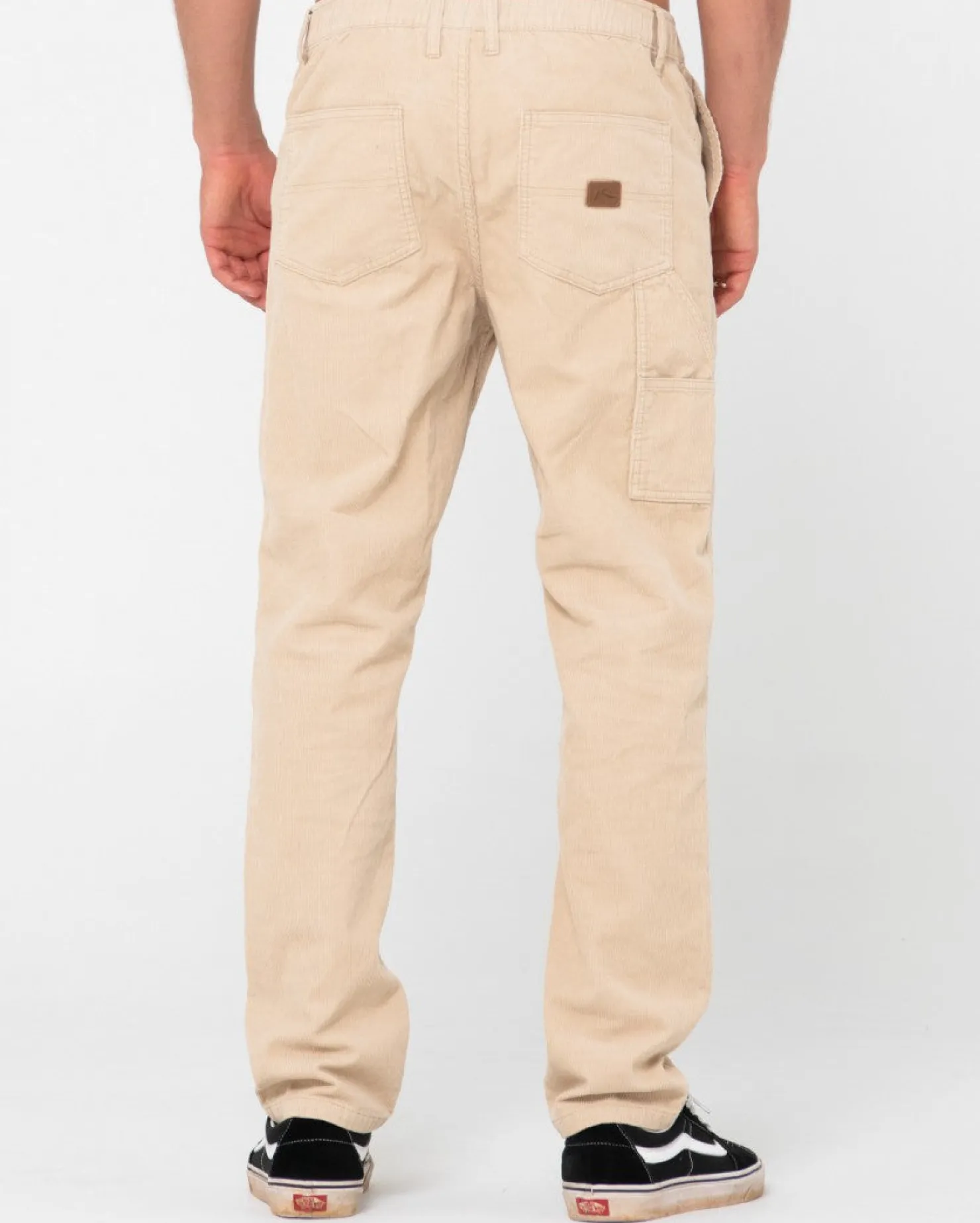 Mens Rusty Rigglet Workwear Straight Fit Elastic Pant