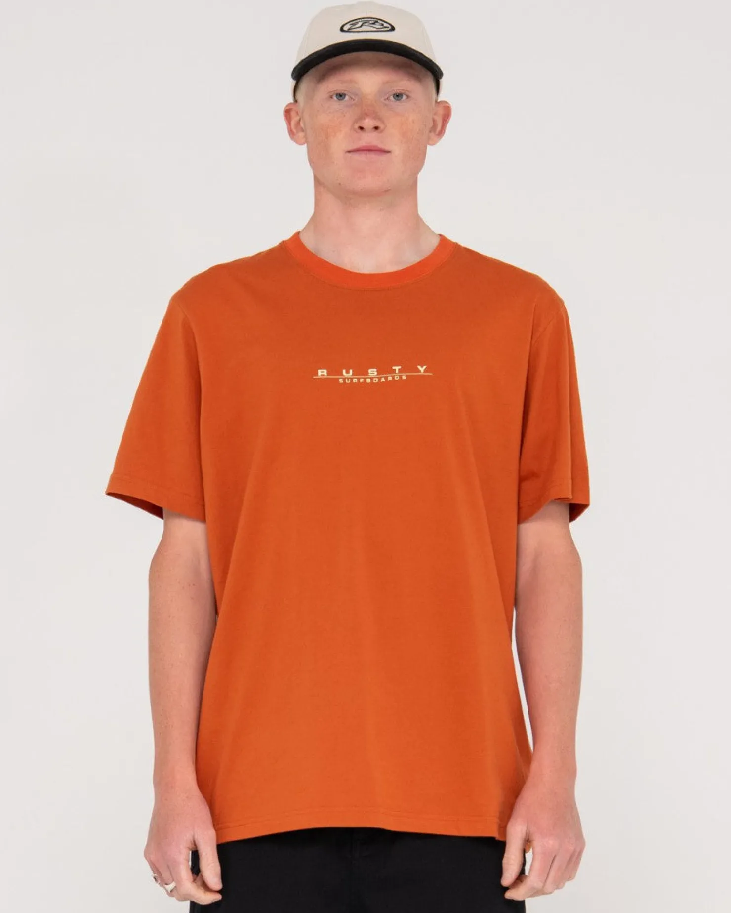 Mens Rusty Rs Short Sleeve Tee