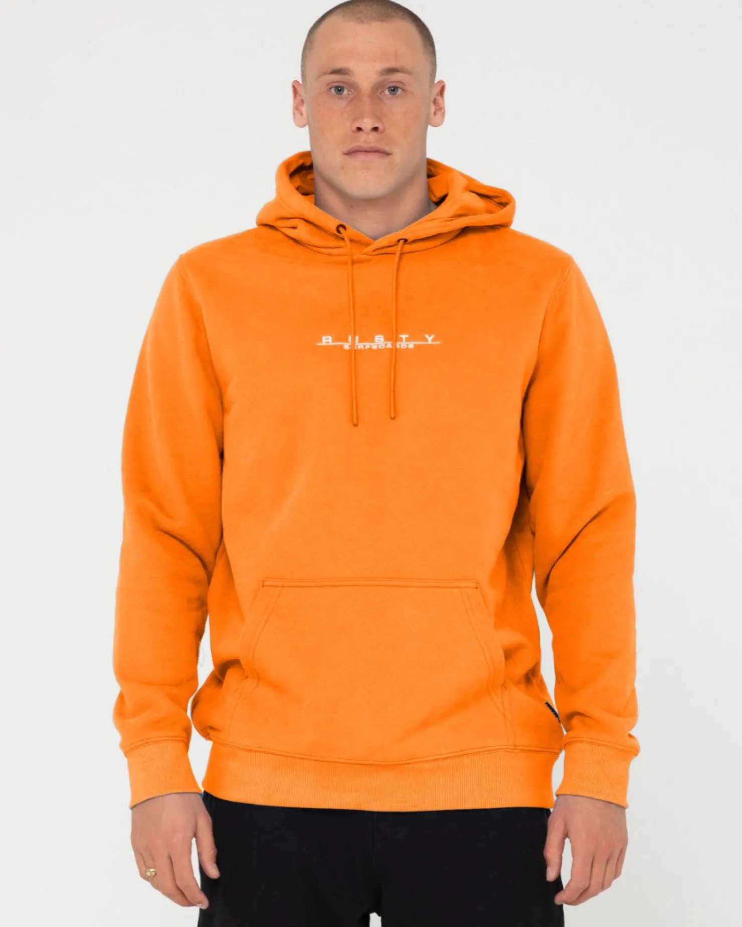 Mens Rusty Rs Super Fleece Hoodie