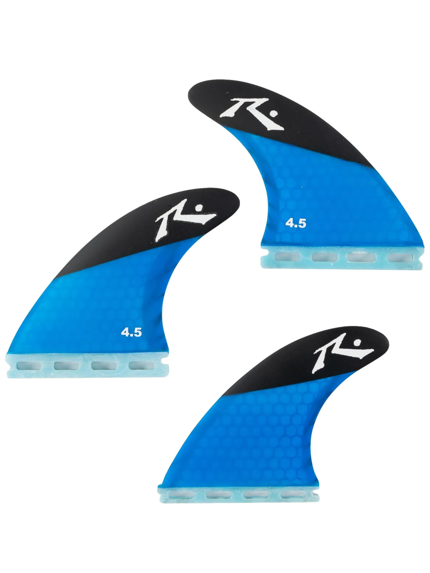 Rusty 4.5 Medium Thruster Fin Set