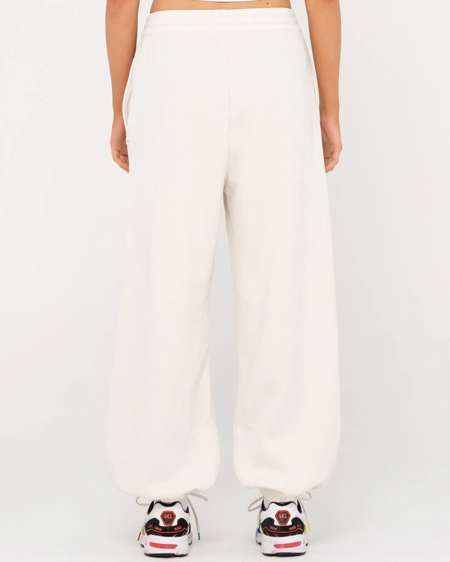 Womens Rusty High Waisted Oversize Trackpant