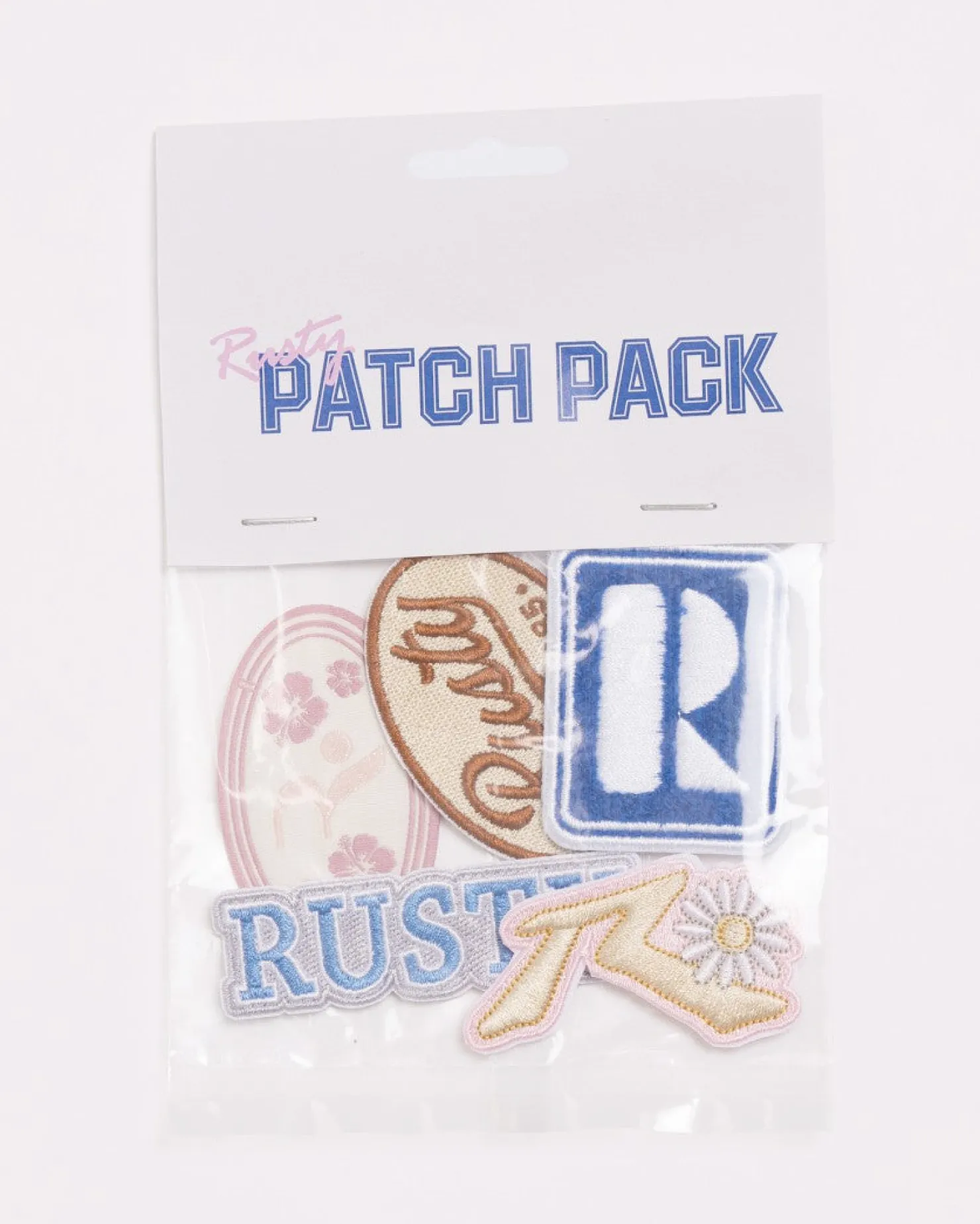 Womens Rusty Ladies Iron On Patch Pack