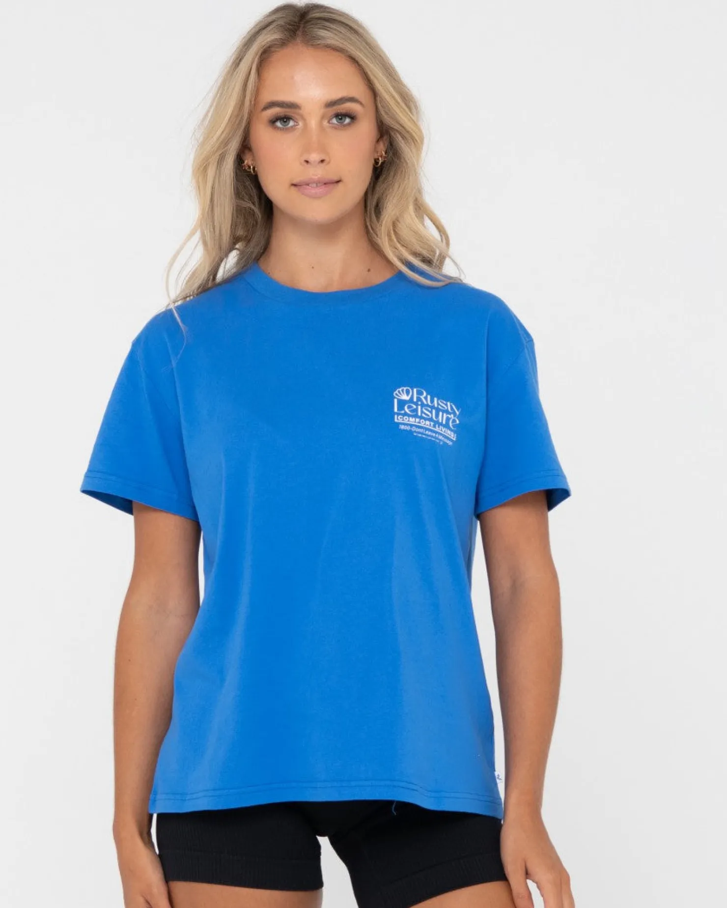 Womens Rusty Leisure Relaxed Fit Tee