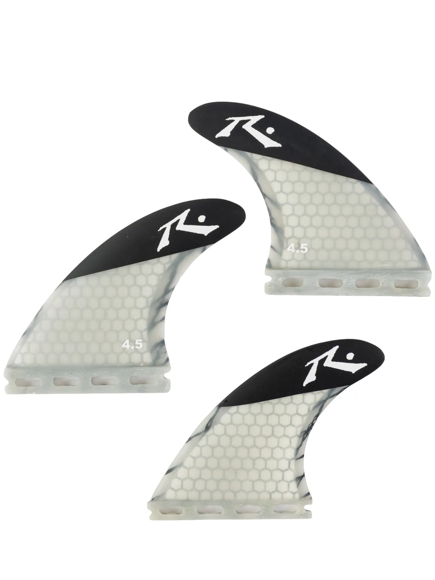 Rusty Medium 4.5 Thruster Fin Set