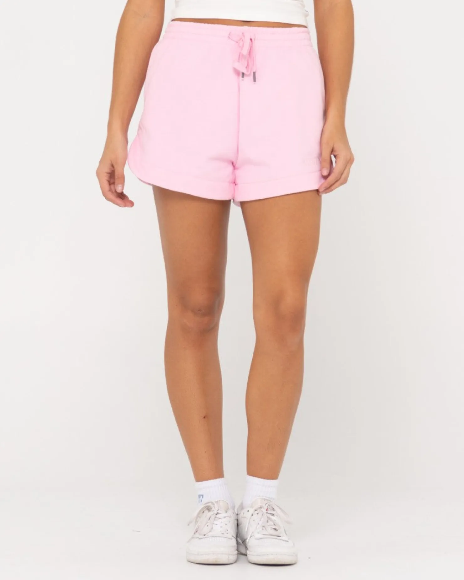 Womens Rusty Signature Fleece Short