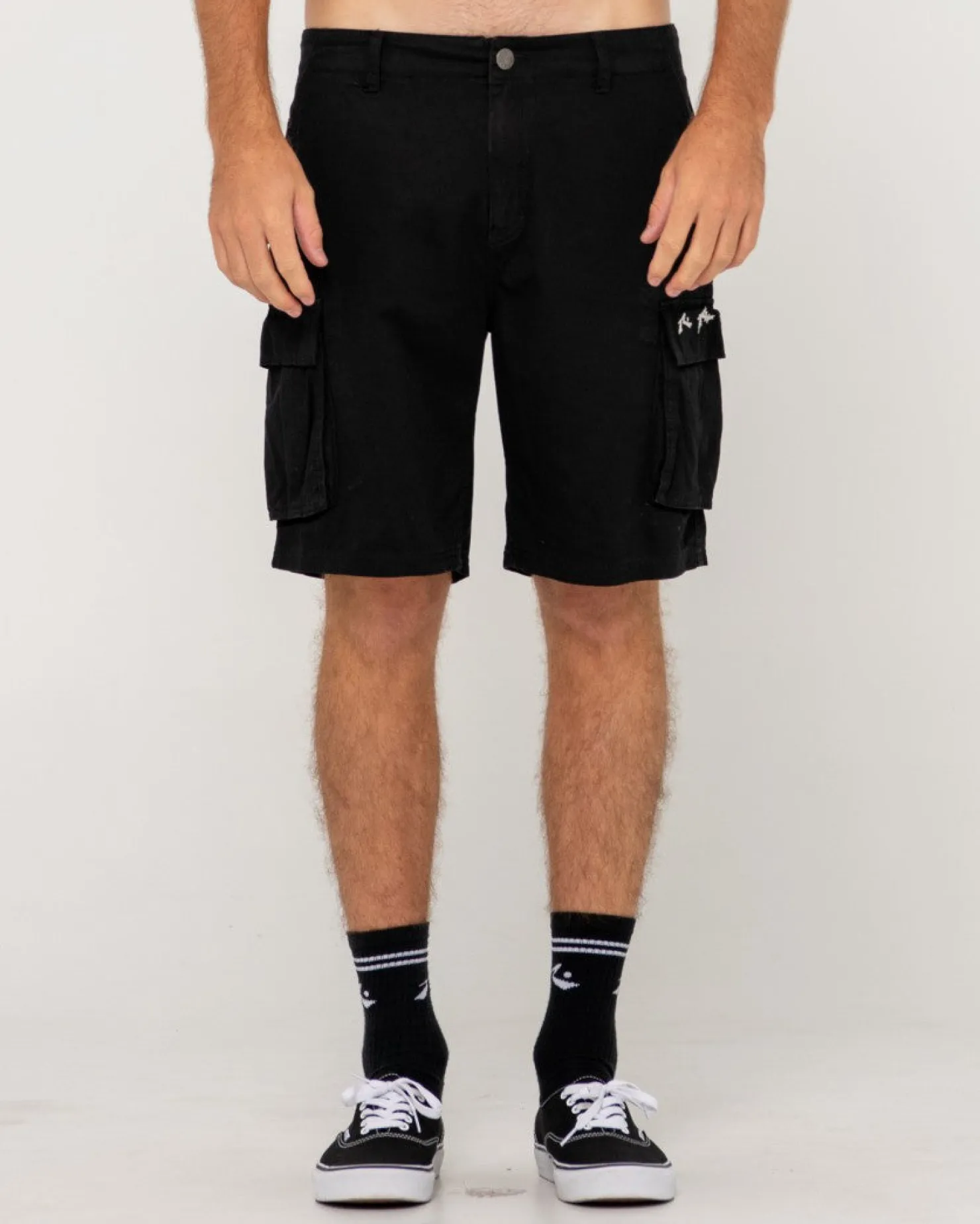 Mens Rusty Safari Vintage Wash Cargo Short