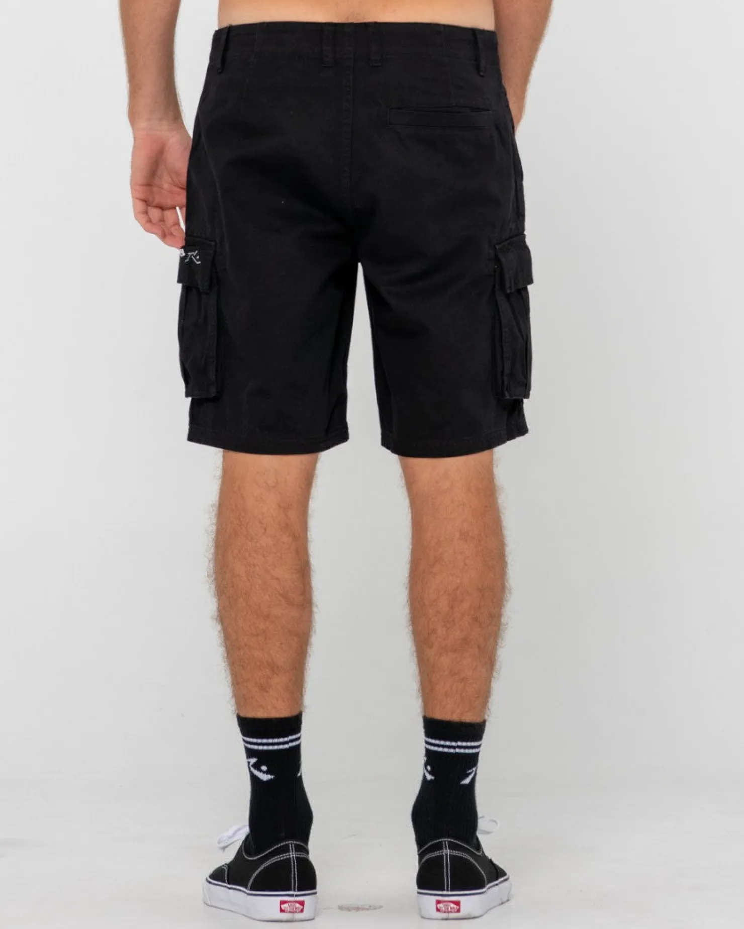 Mens Rusty Safari Vintage Wash Cargo Short